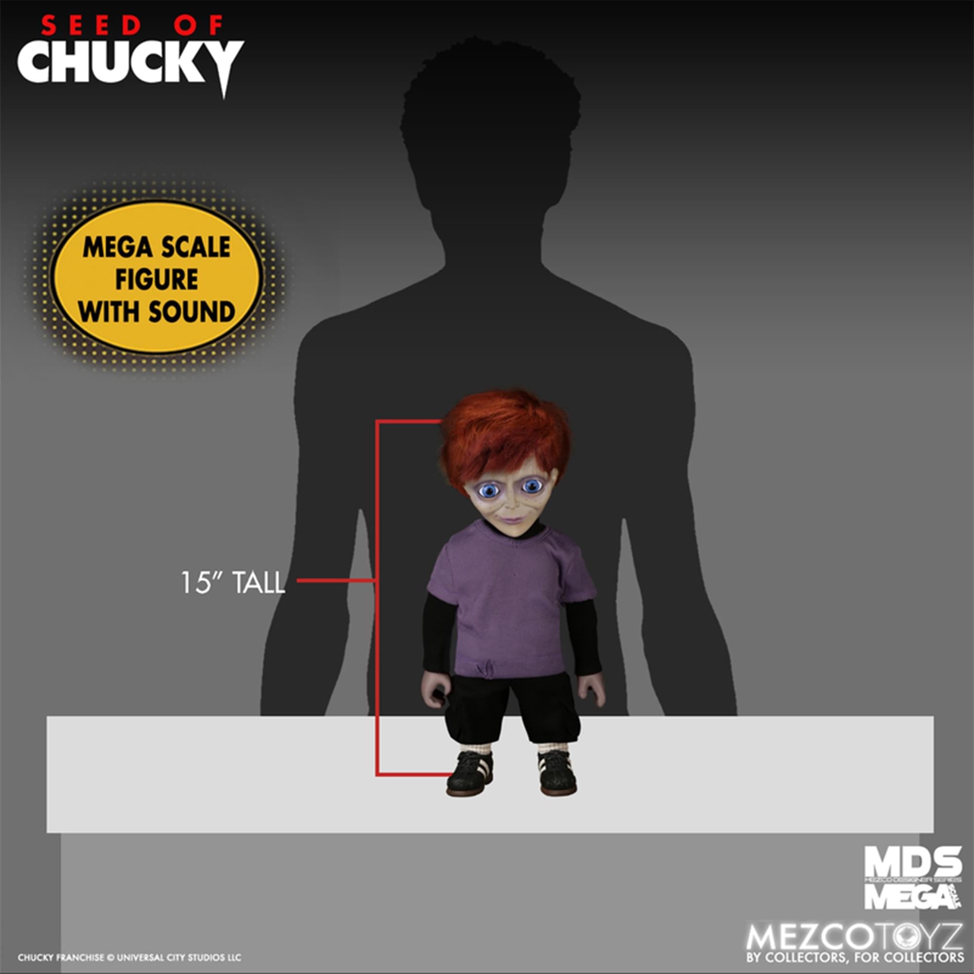 Child's Play Seed of Chucky Glen 15 Inch MDS Mega Scale Talking Figure