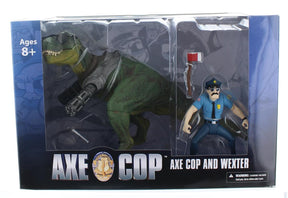 Axe Cop Action Figure 2-Pack: Axe Cop and Wexter