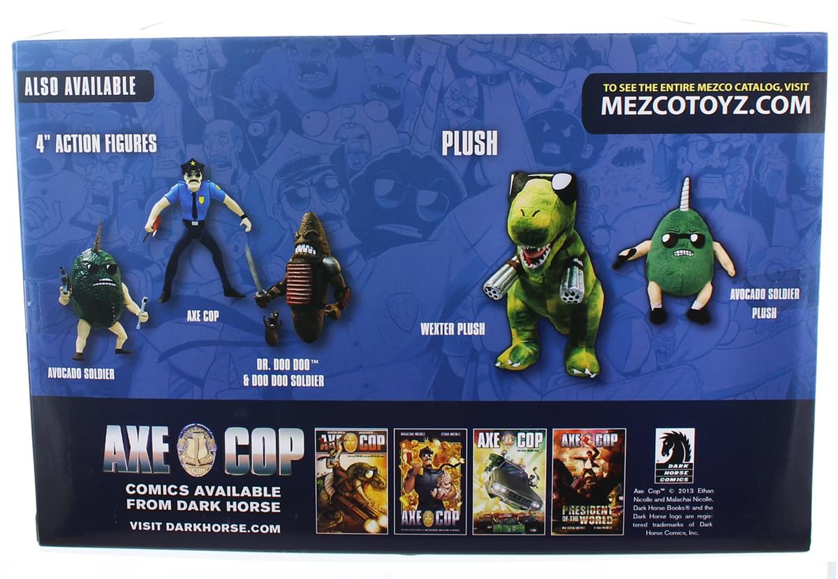 Axe Cop Action Figure 2-Pack: Axe Cop and Wexter