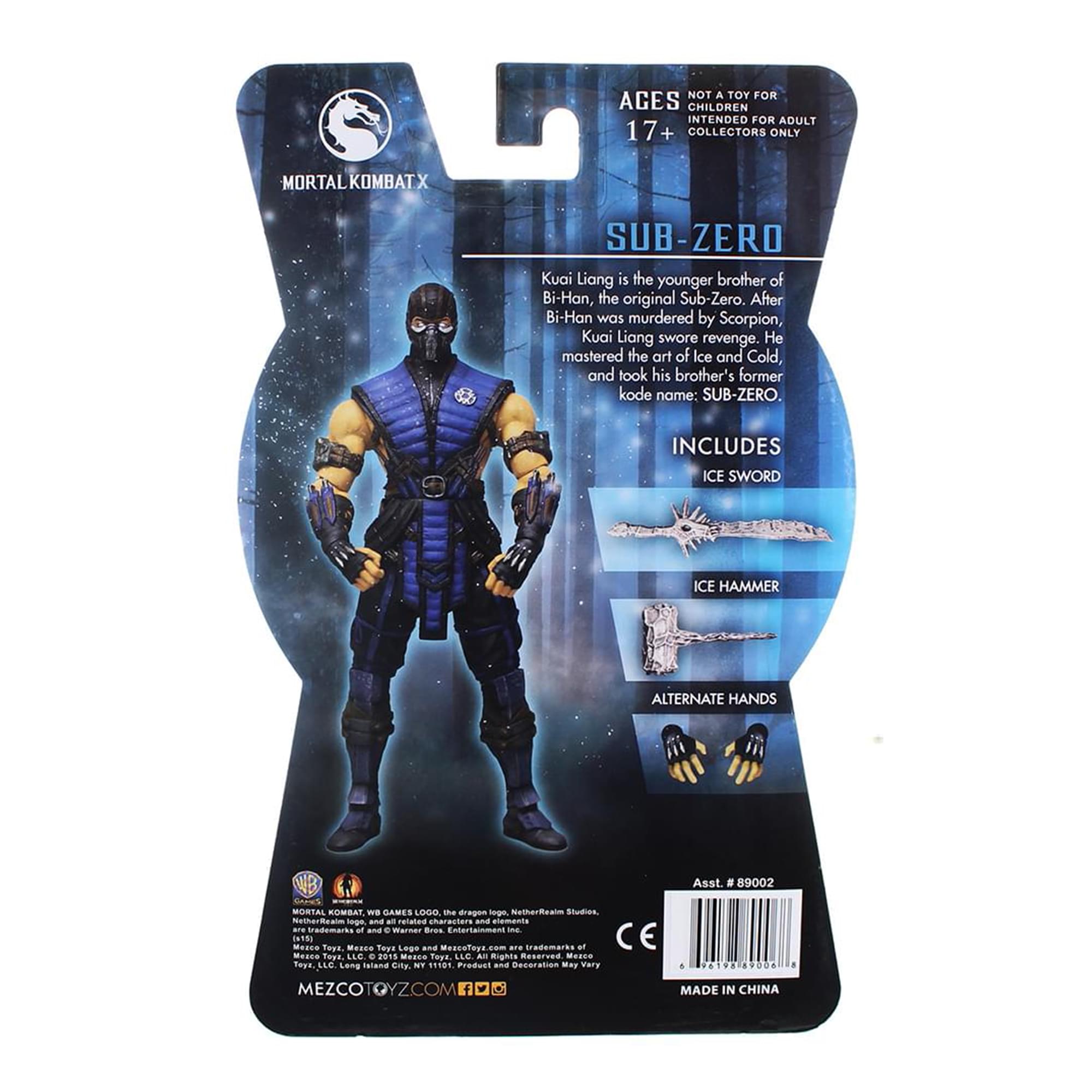 Mortal Kombat X 6" Action Figure: Sub-Zero (2015 SDCC Exclusive)