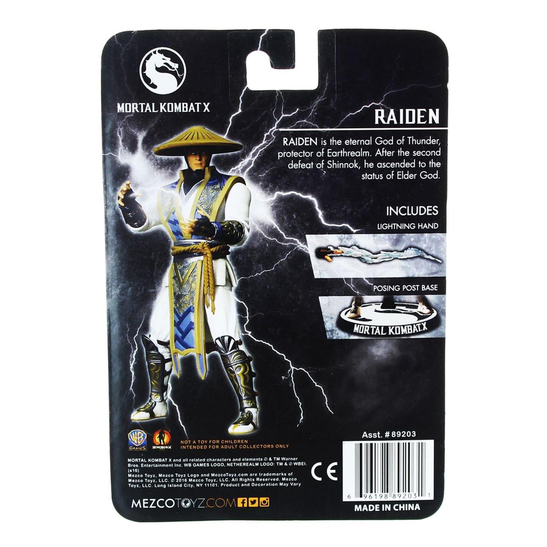 Mortal Kombat X 3.75" Action Figure: Raiden