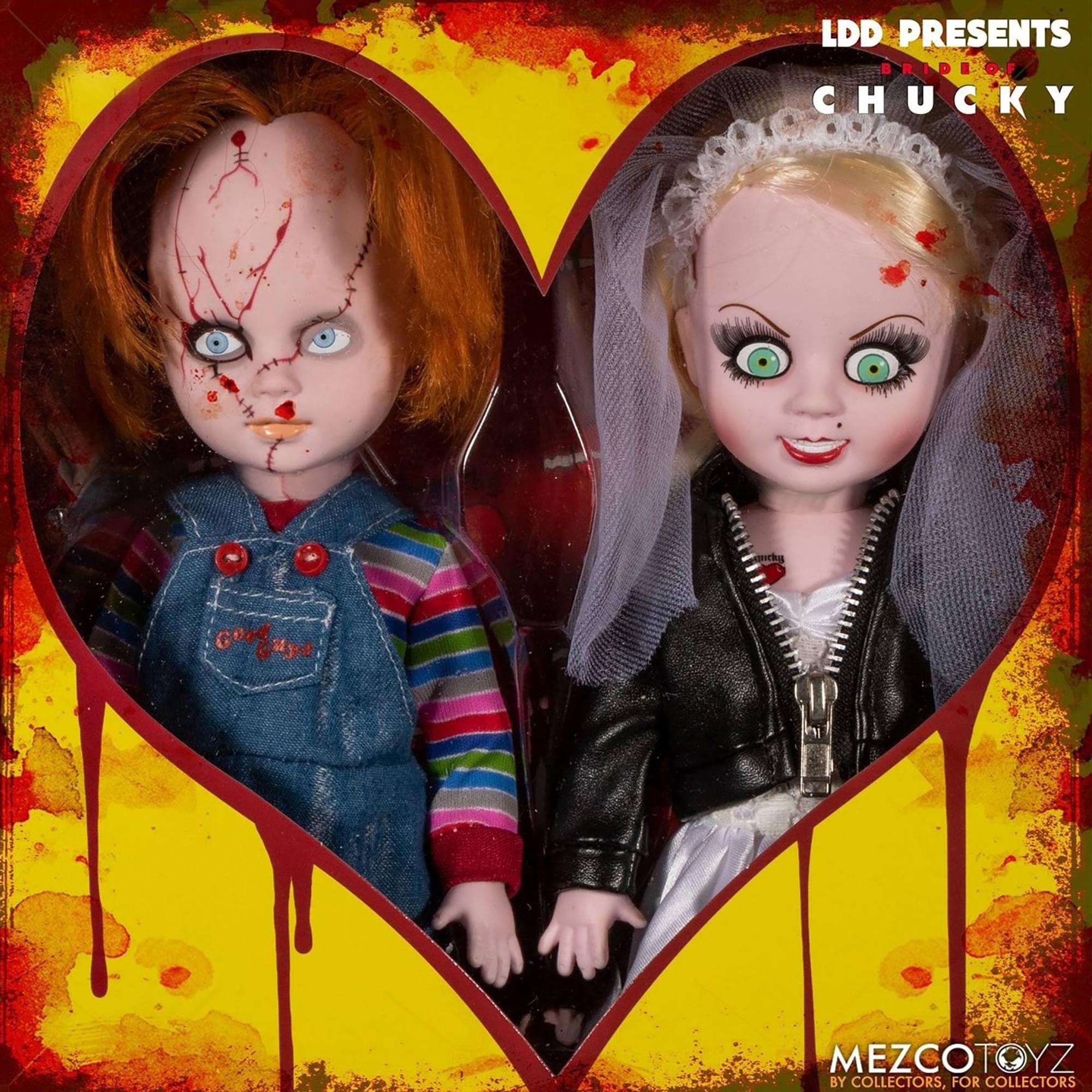 Living Dead Dolls Bride Of Chucky 2 Pack Chucky & Tiffany