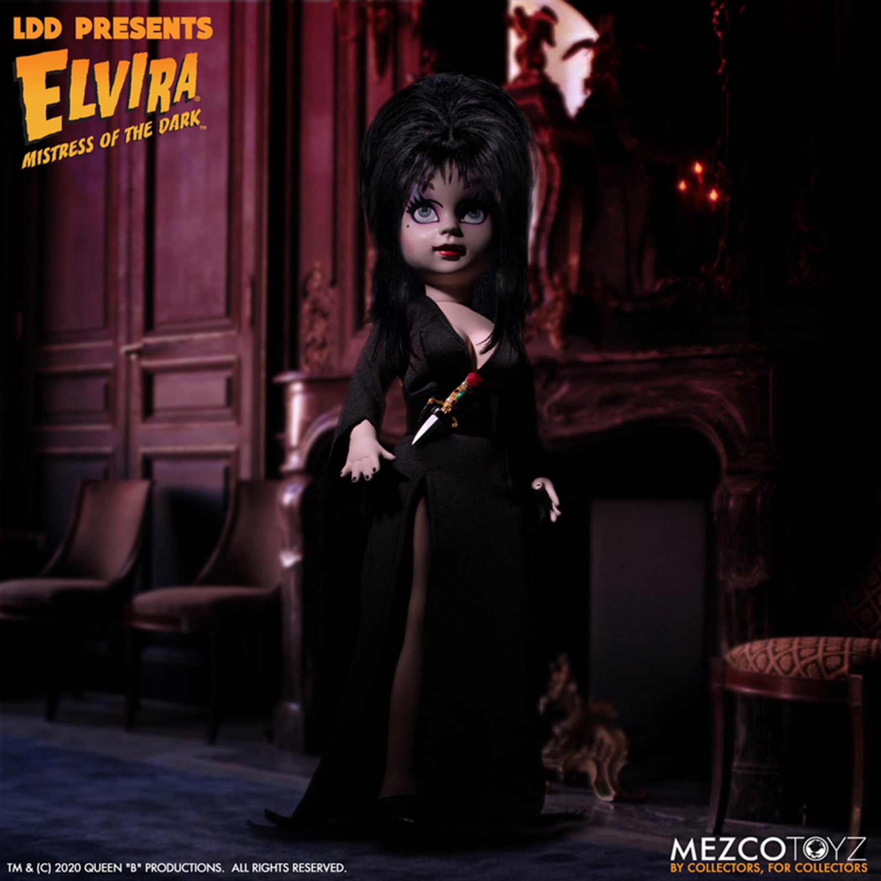 Living Dead Dolls Presents Elvira Mistress of the Dark 10 Inch Collectible Doll