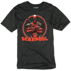 Marvel Comics Stern Deadpool Adult T-Shirt