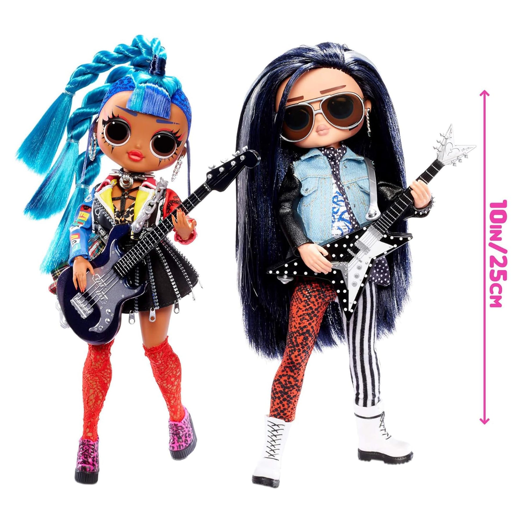 LOL Surprise! OMG Remix Rocker Boi and Punk Grrrl Fashion Doll 2 Pack