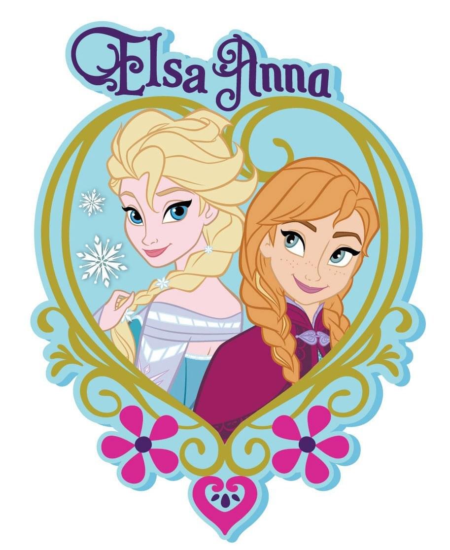 Disney's Frozen Soft Touch PVC Magnet: "Elsa & Anna"