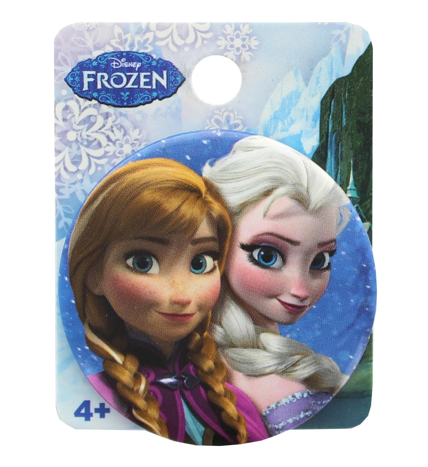 Disney's Frozen 1.5" Button: "Elsa & Anna"