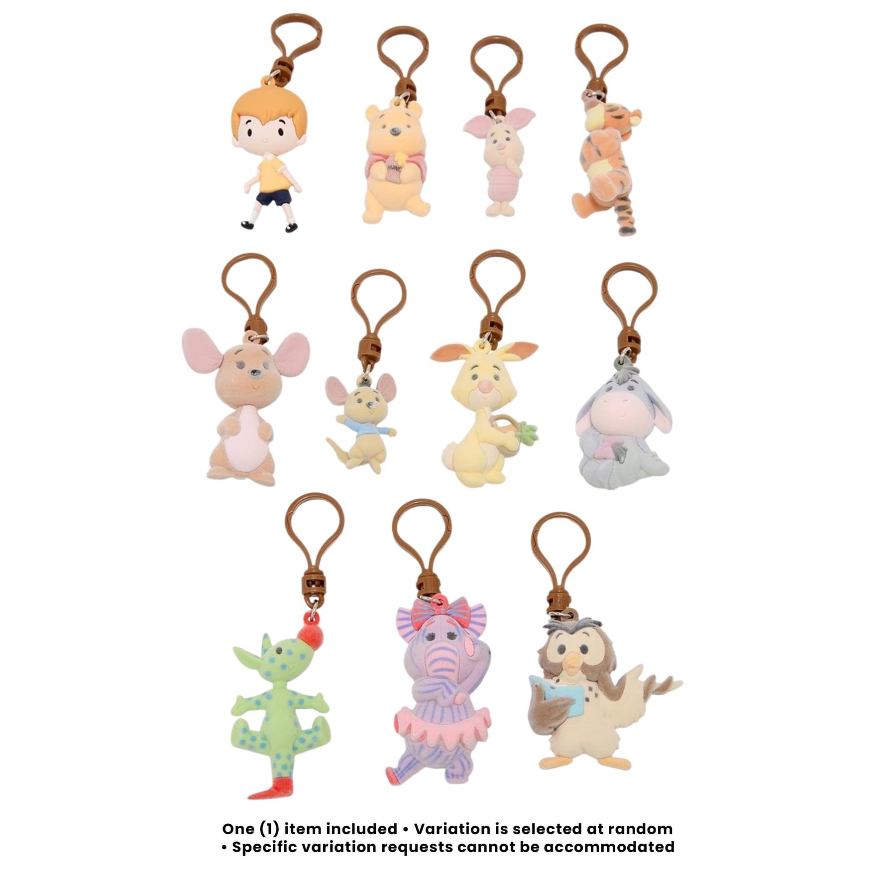 Disney Series 78 Winnie The Pooh Blind Bag 3D Foam Bag Clip | 1 Random