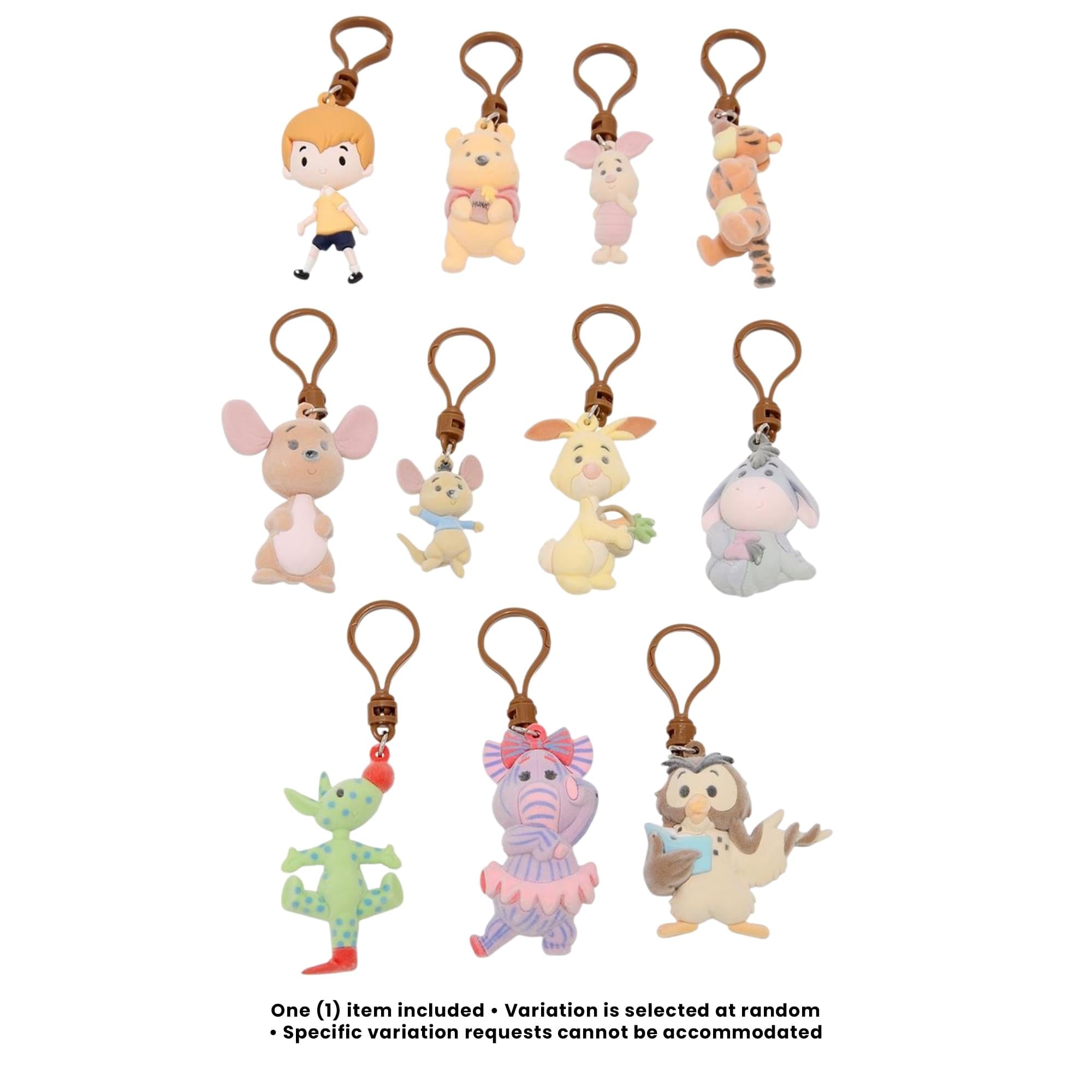 Disney Series 78 Winnie The Pooh Blind Bag 3D Foam Bag Clip | 1 Random