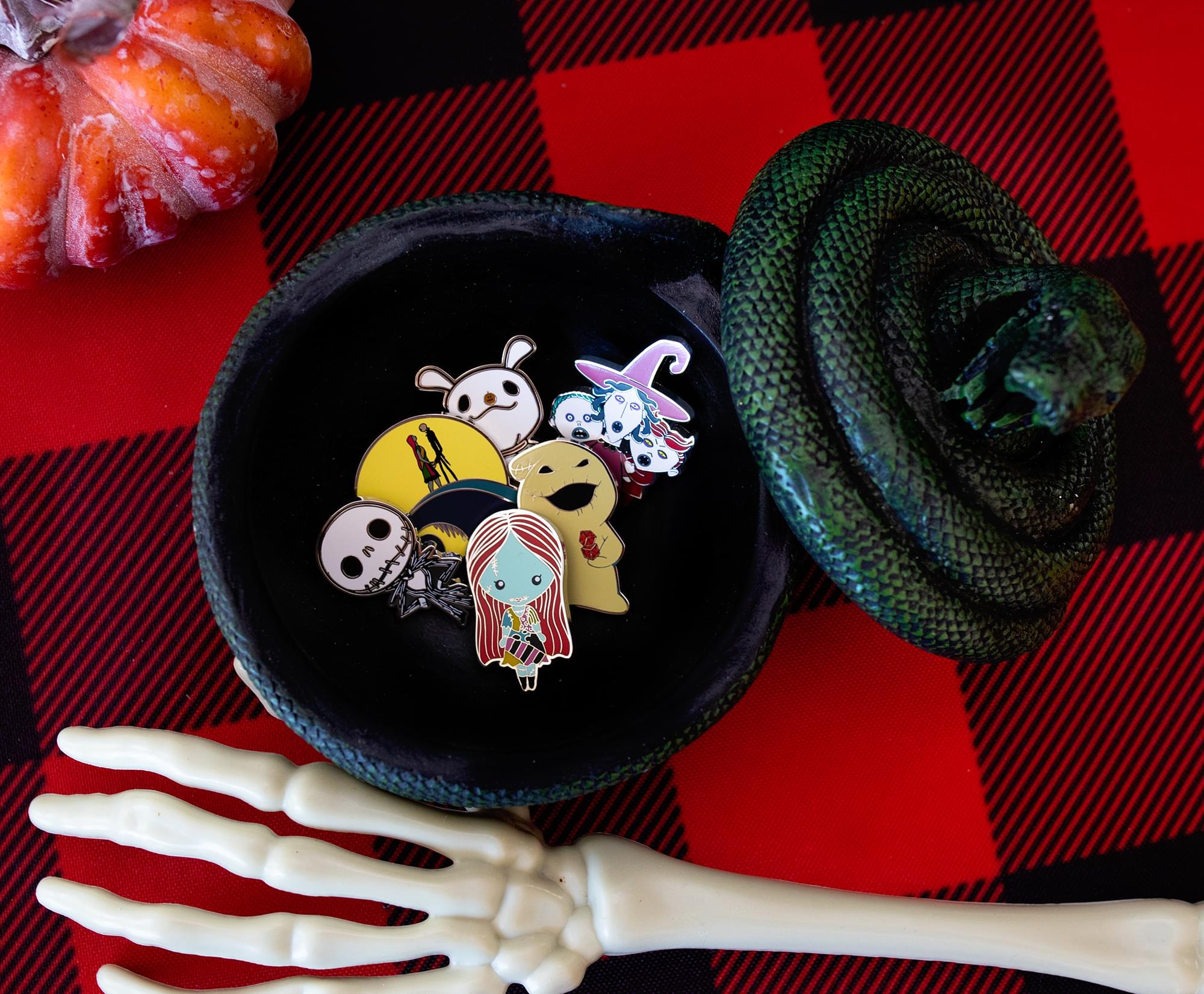 Disney Nightmare Before Christmas 6-Piece Enamel Pin Set | SDCC 2022 Exclusive