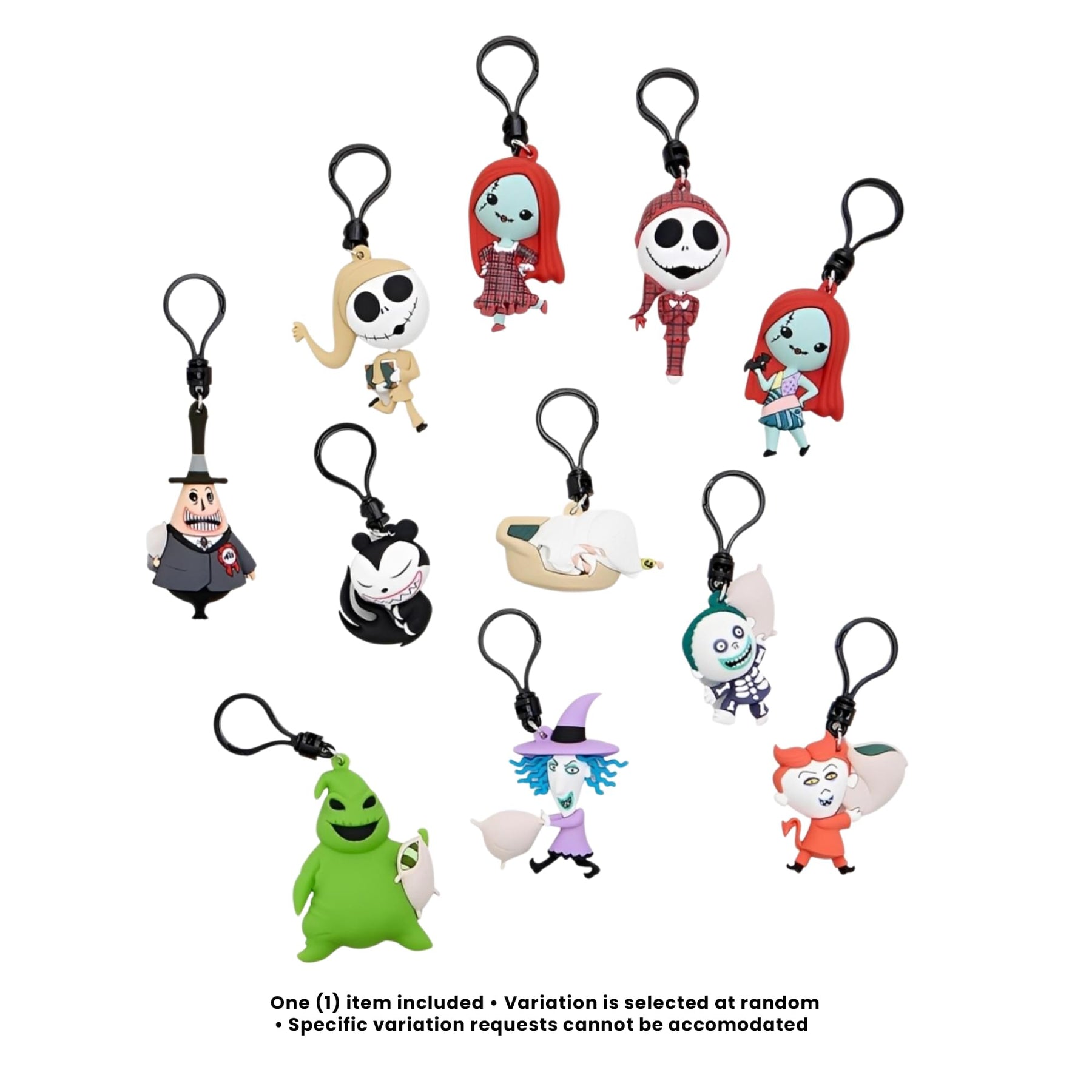 Disney Nightmare Before Christmas Series 11 Blind Bag 3D Foam Bag Clip | 1 Random