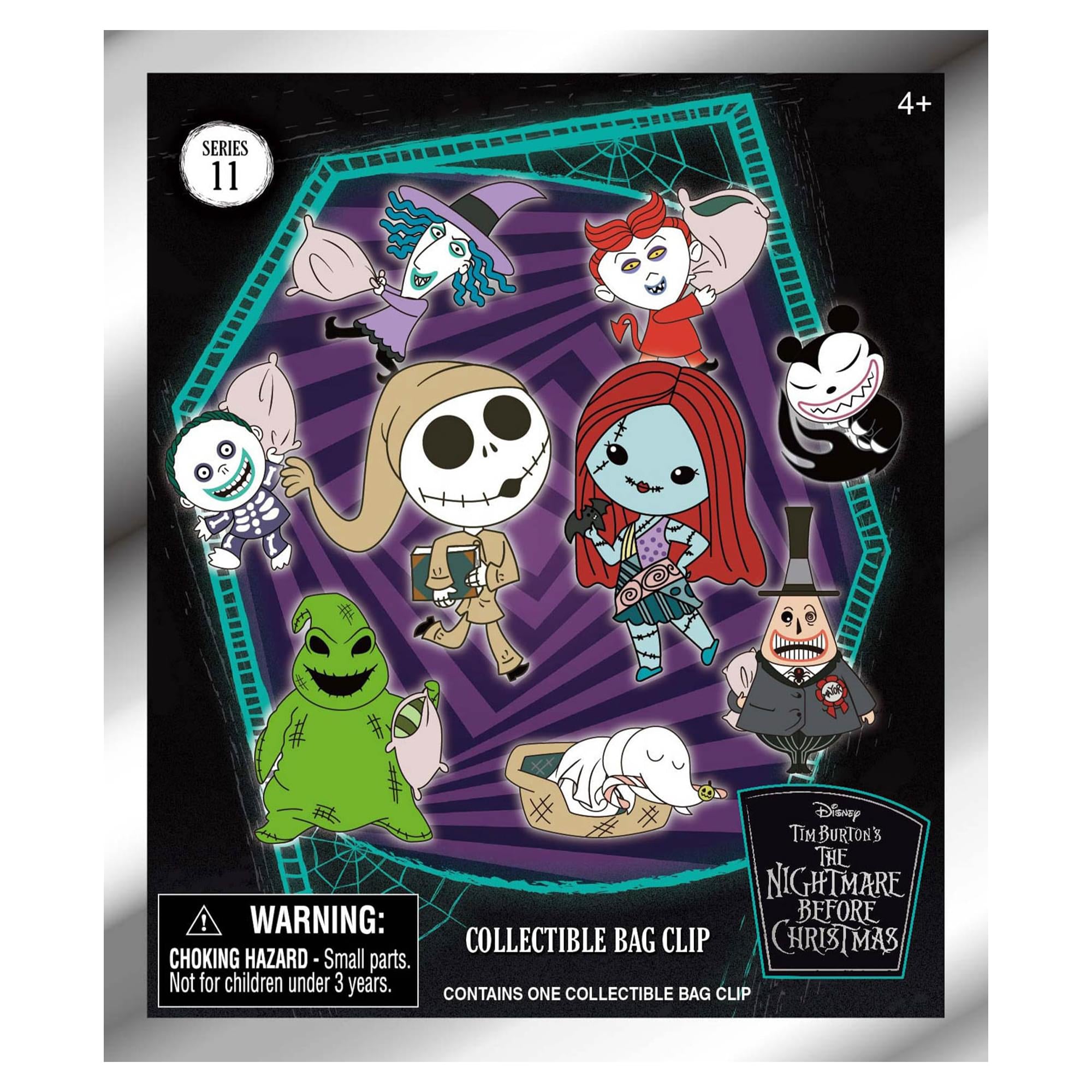 Disney Nightmare Before Christmas Series 11 Blind Bag 3D Foam Bag Clip | 1 Random