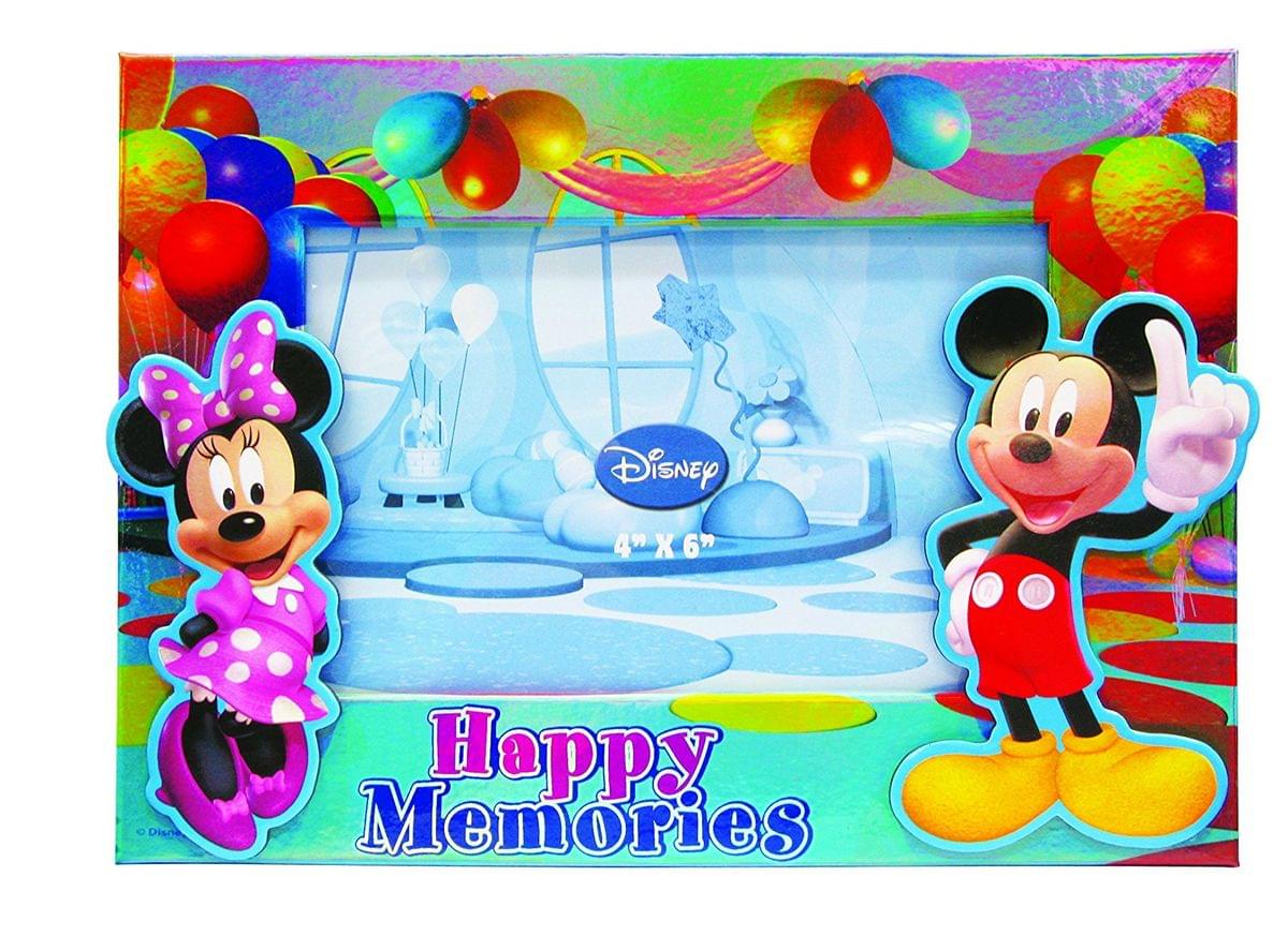 Disney Mickey & Minnie Celebration 4"x6" Photo Holder