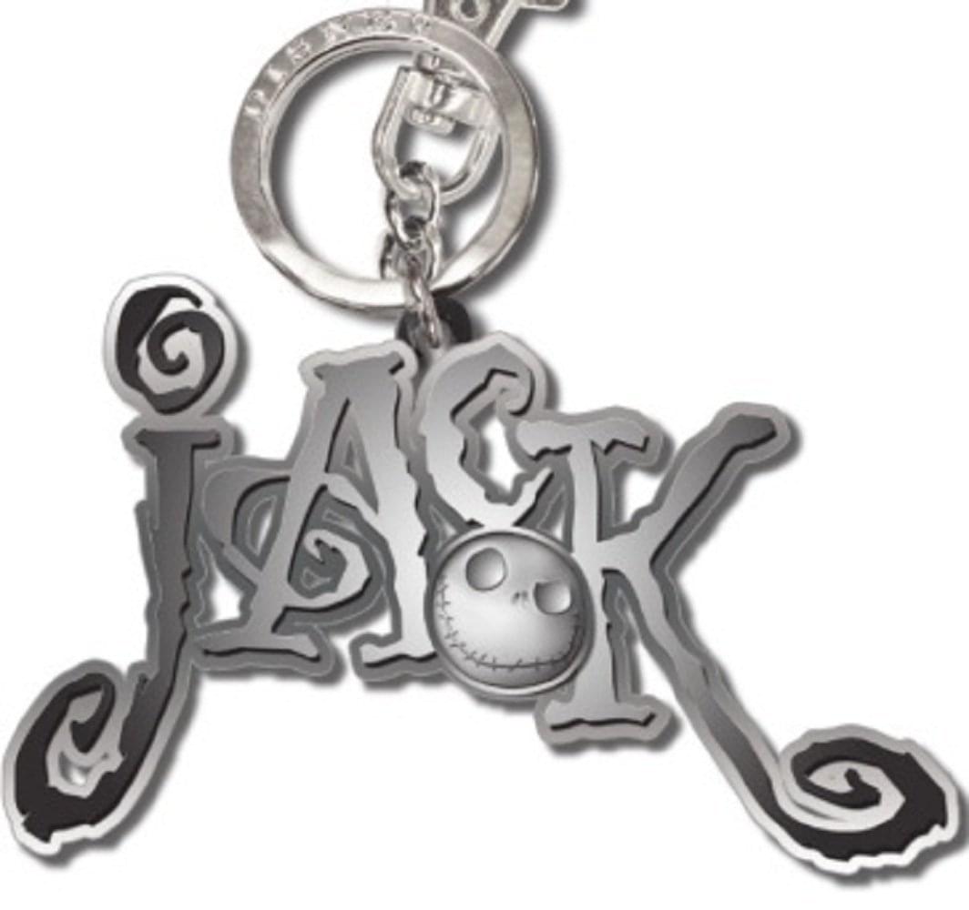 The Nightmare Before Christmas Pewter Key Ring: "Jack (with Name)"