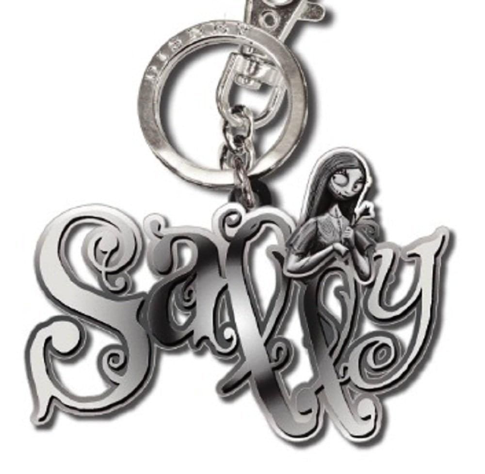 The Nightmare Before Christmas Pewter Key Ring: "Sally (with Name)"