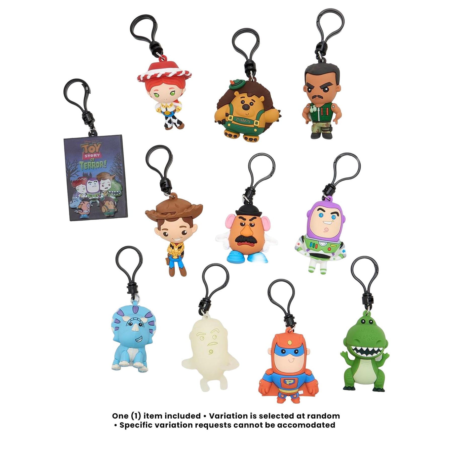 Disney Series 77 Toy Story Of Terror Blind Bag 3D Foam Bag Clip | 1 Random