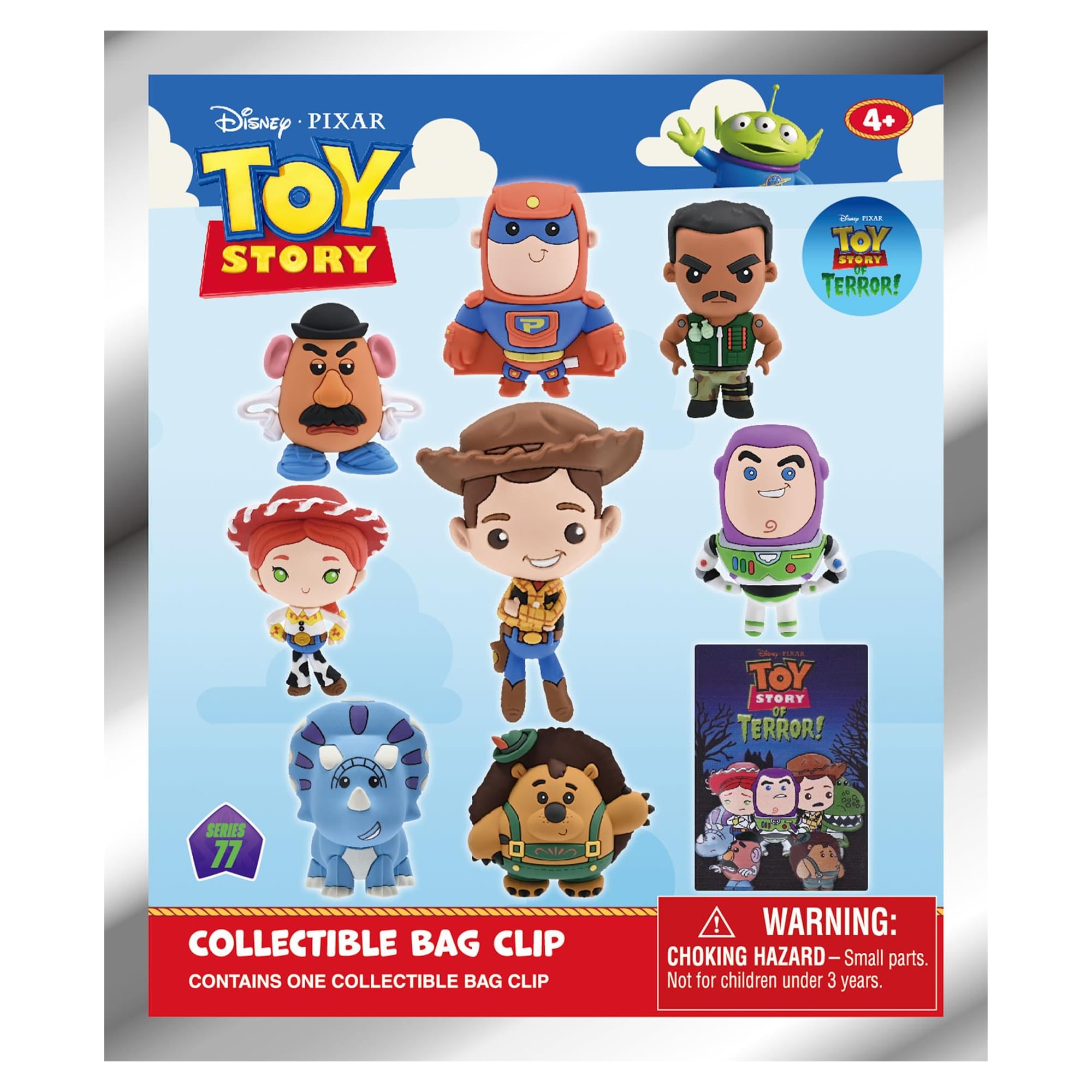 Disney Series 77 Toy Story Of Terror Blind Bag 3D Foam Bag Clip | 1 Random