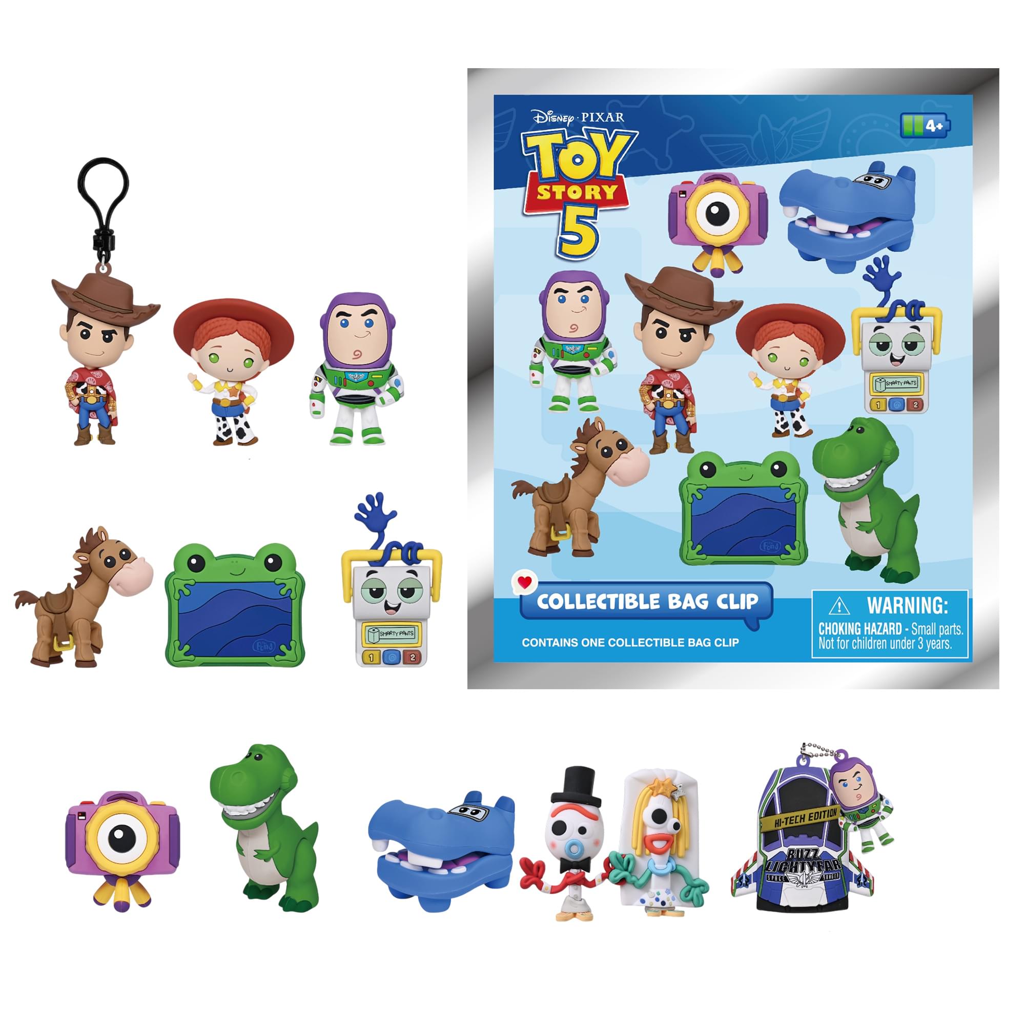 Disney/Pixar Toy Story 5 Blind Bag 3D Foam Bag Clip | One Random