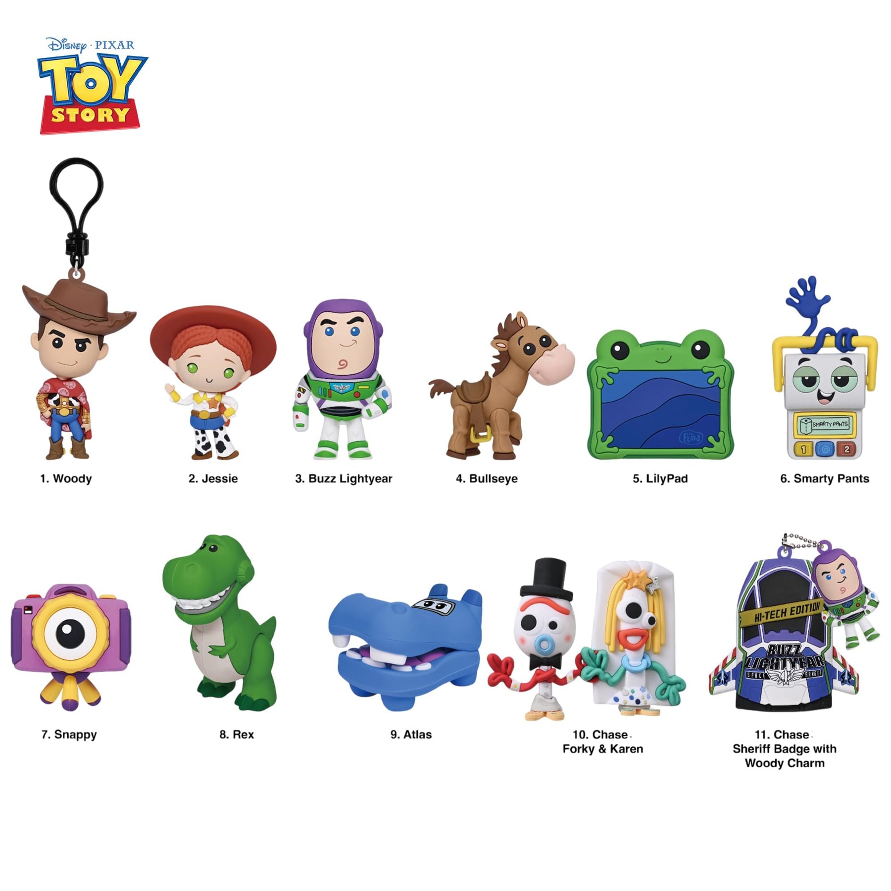 Disney/Pixar Toy Story 5 Blind Bag 3D Foam Bag Clip | One Random