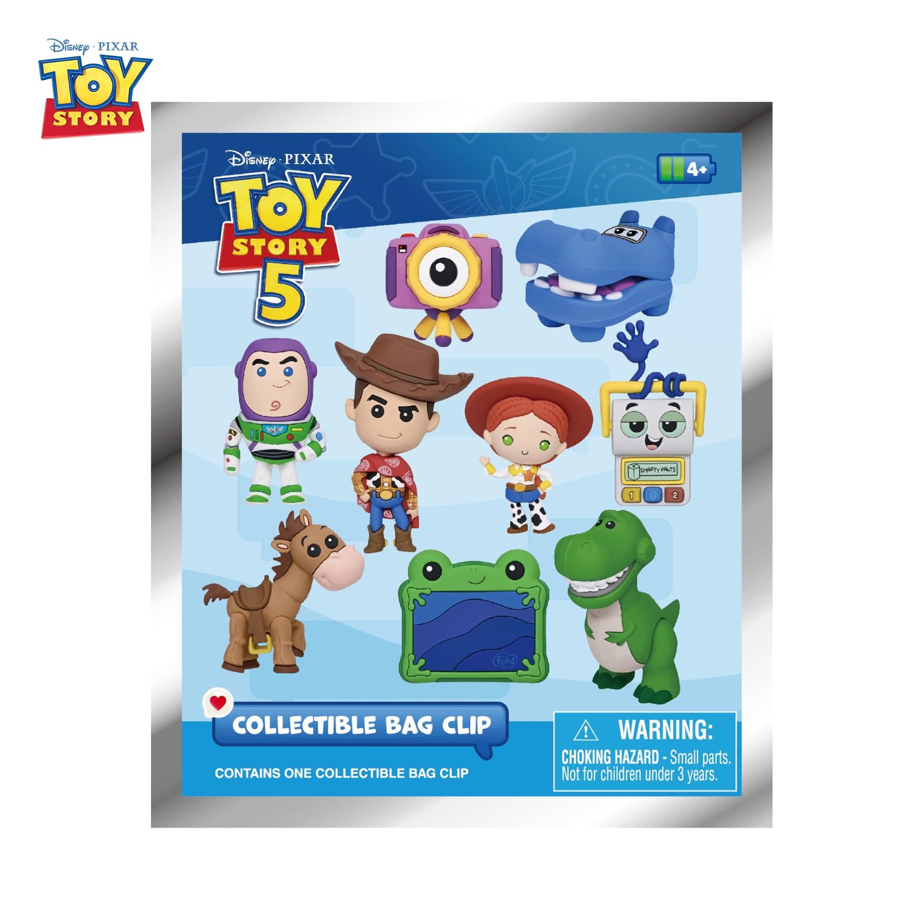 Disney/Pixar Toy Story 5 Blind Bag 3D Foam Bag Clip | One Random