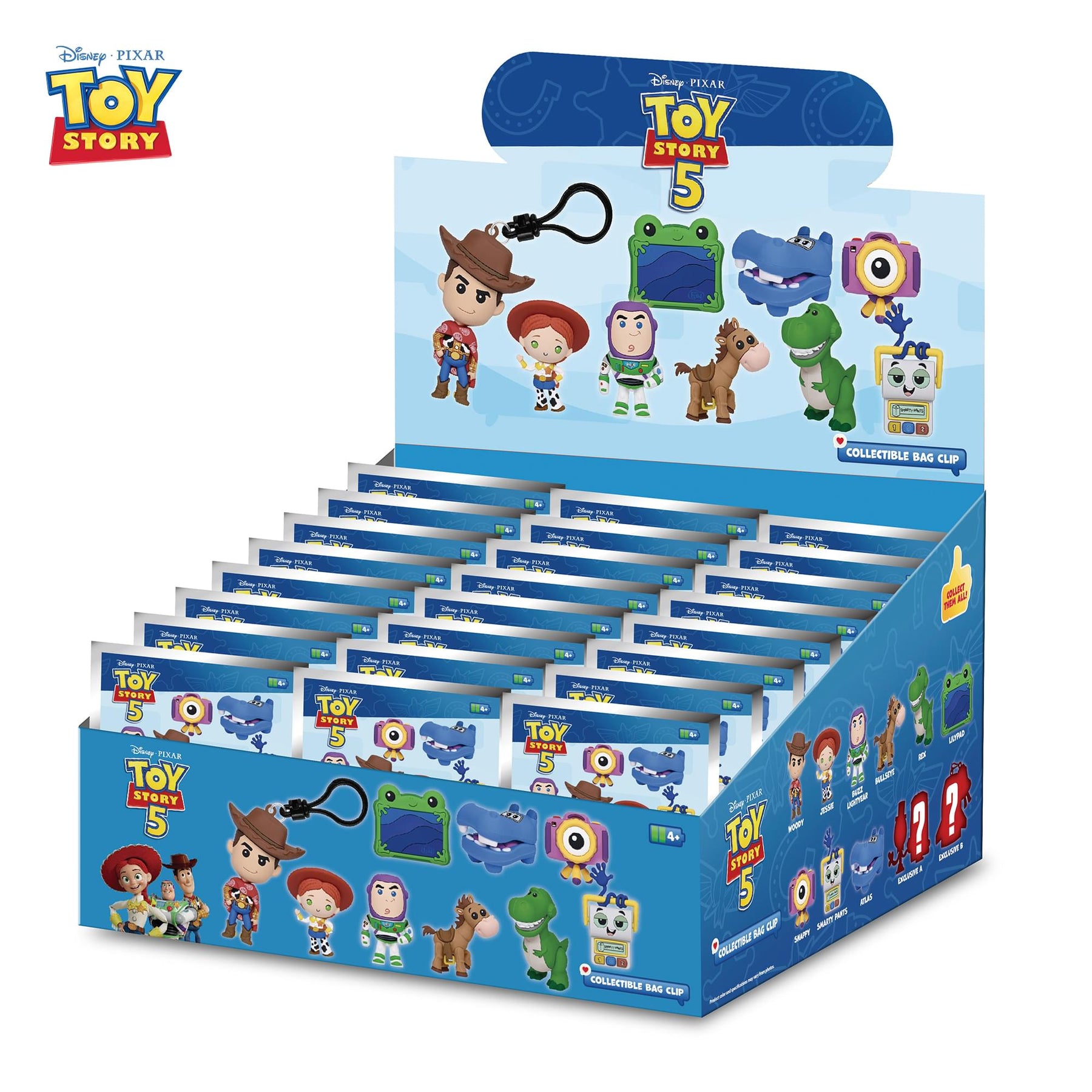 Disney/Pixar Toy Story 5 Blind Bag 3D Foam Bag Clip | One Random