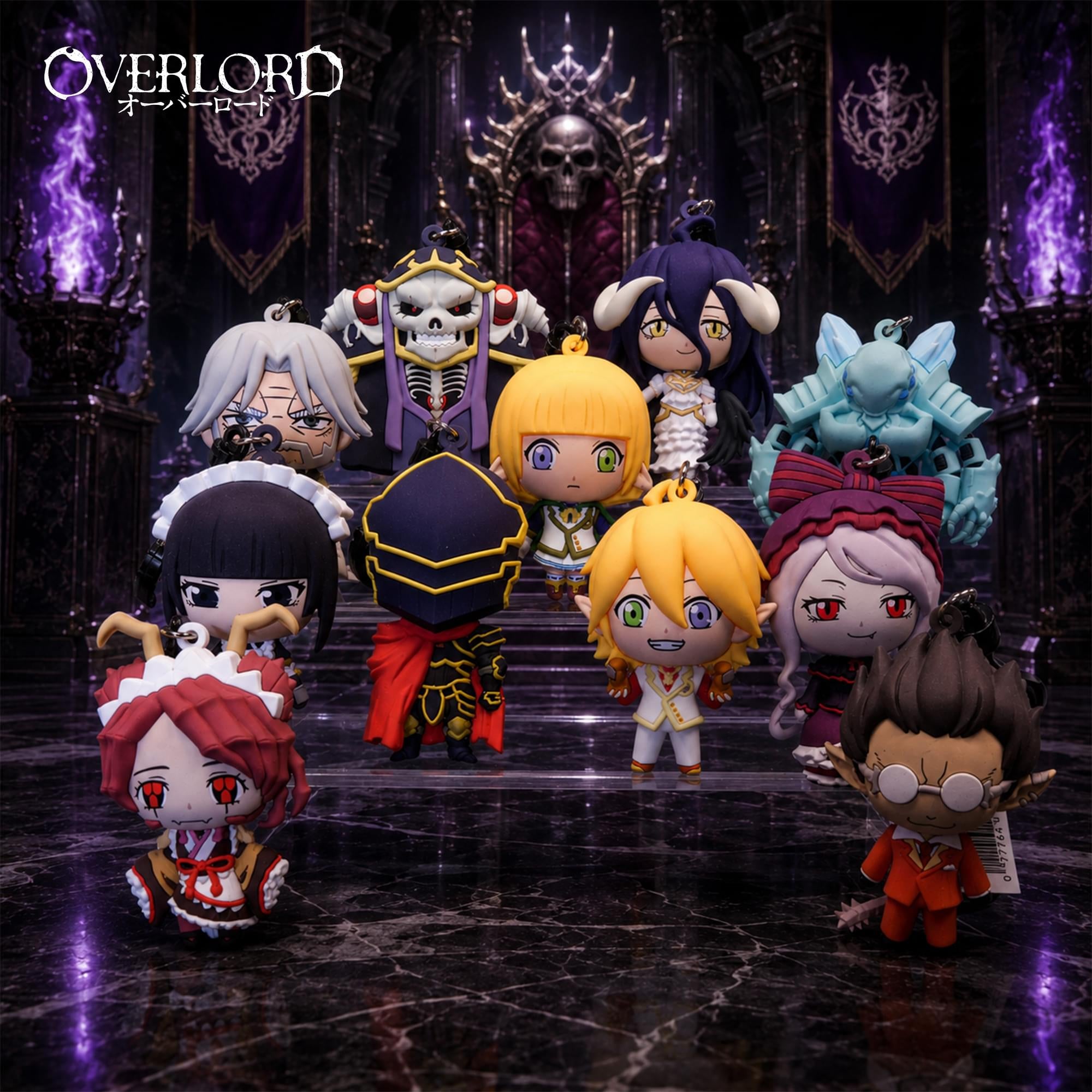 Overlord Series 1 Blind Bag 3D Foam Bag Clip | 3 Random
