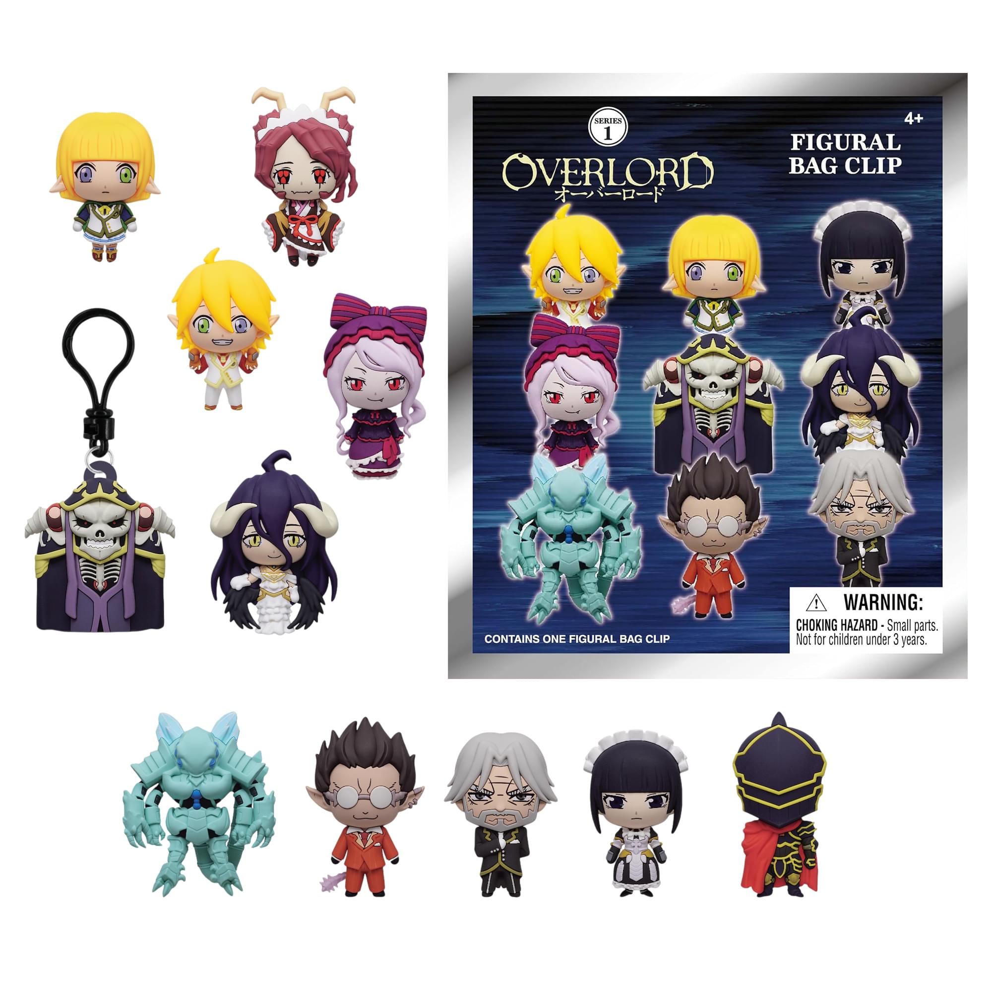 Overlord Series 1 Blind Bag 3D Foam Bag Clip | One Random