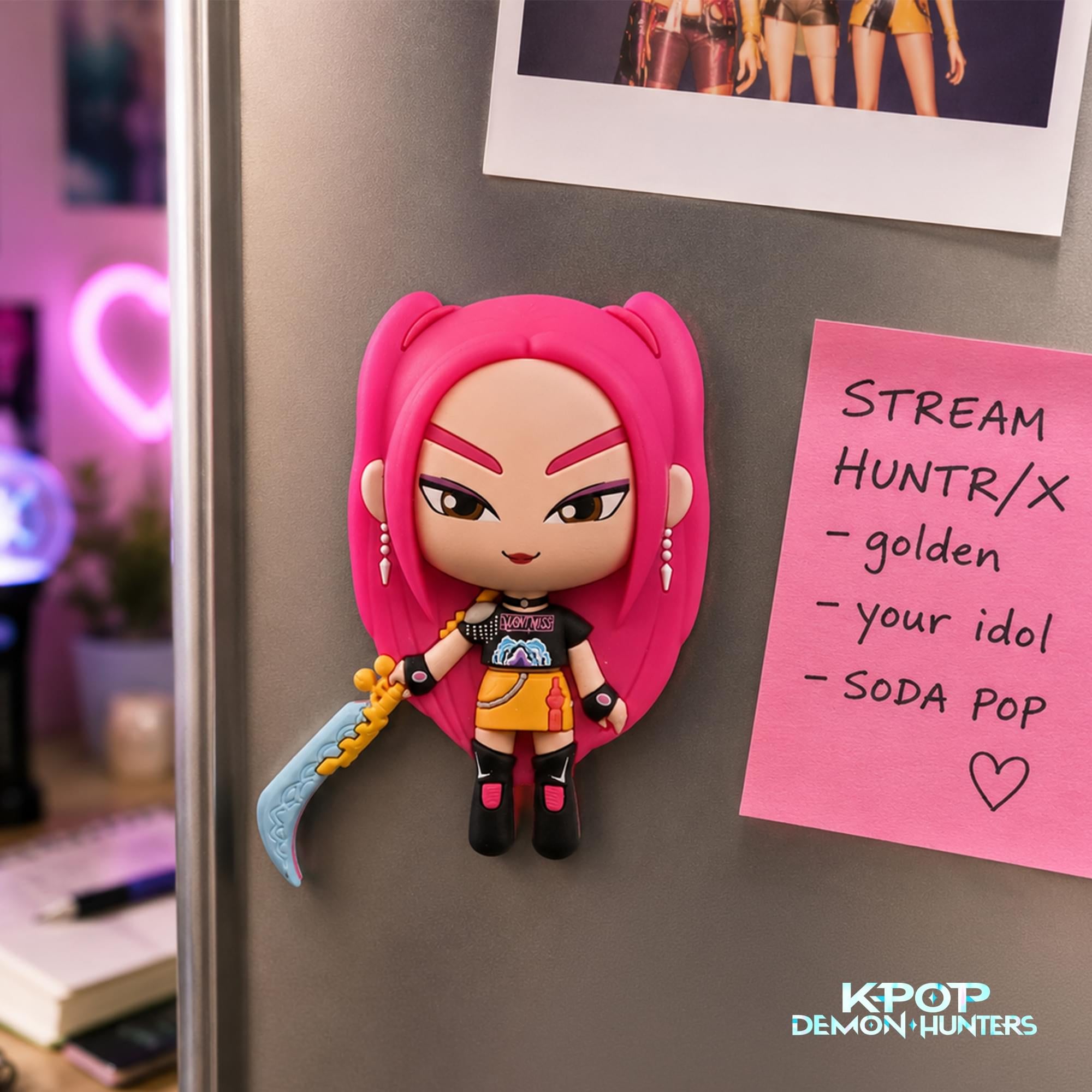 K-Pop Demon Hunters Mira 3D Foam Magnets | Set Of 3
