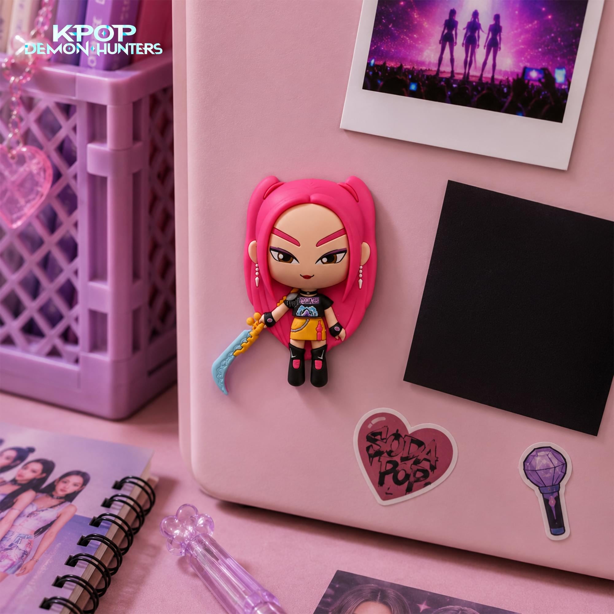 K-Pop Demon Hunters Mira 3D Foam Magnets | Set Of 3