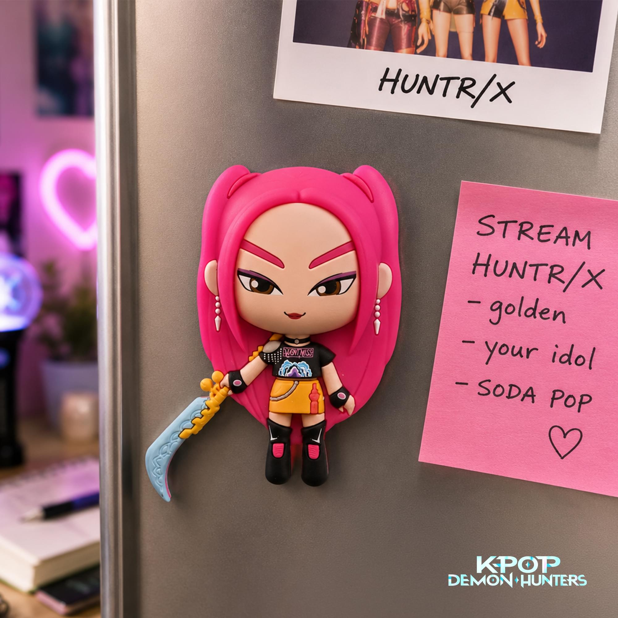 K-Pop Demon Hunters 2-Inch 3D Foam Magnet | Mira