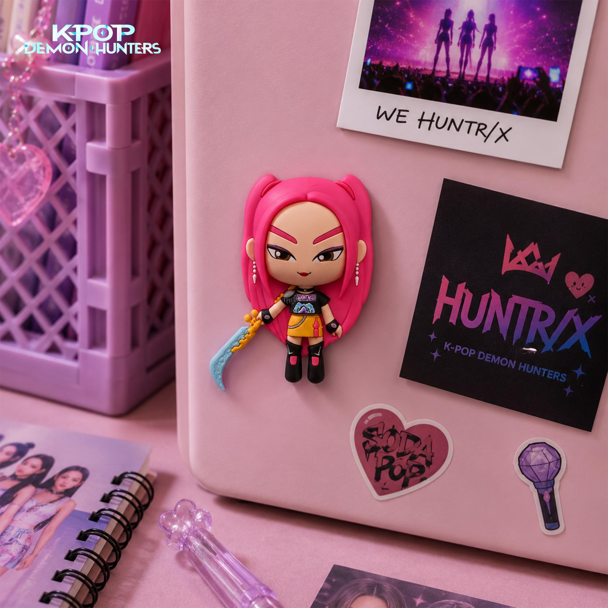K-Pop Demon Hunters 2-Inch 3D Foam Magnet | Mira