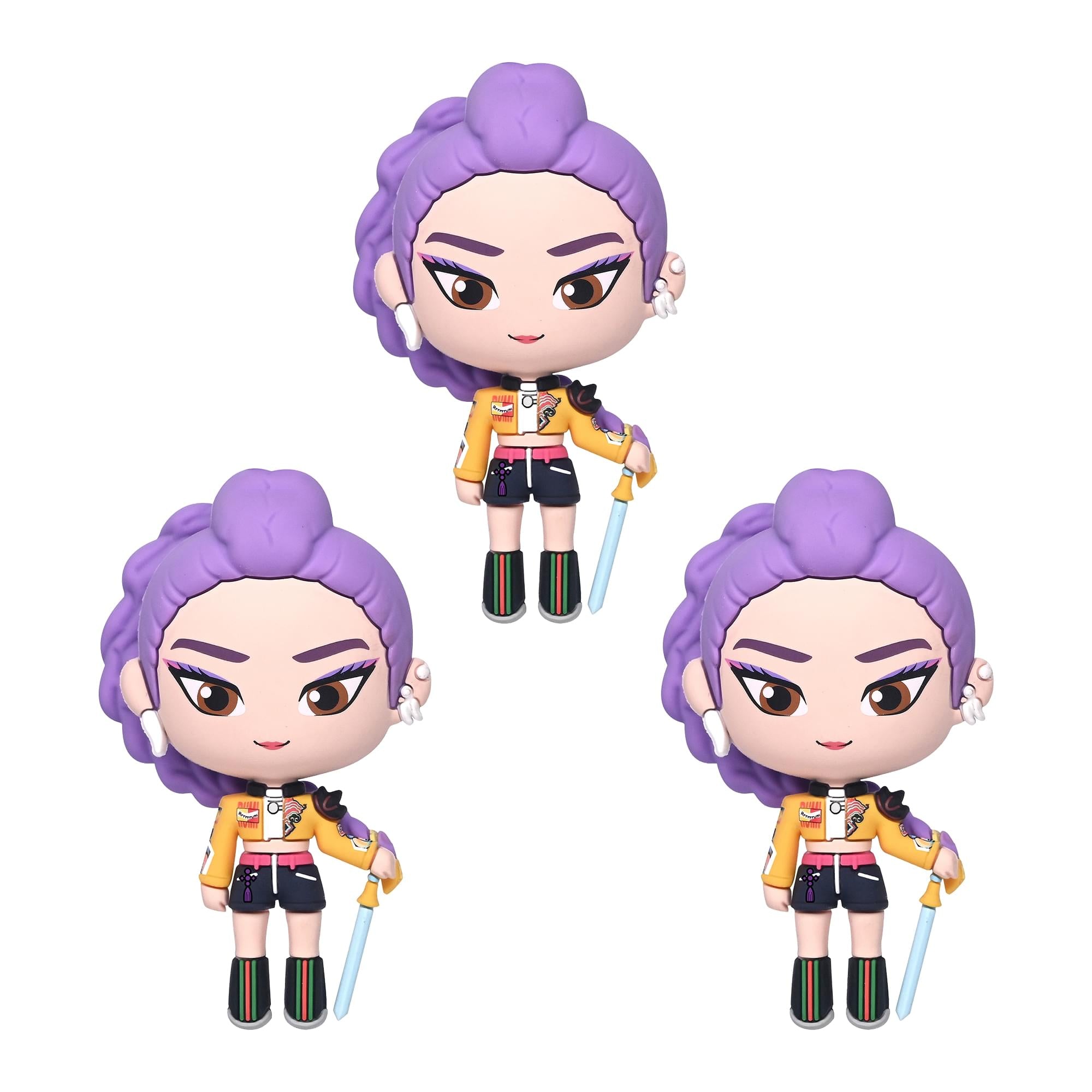 K-Pop Demon Hunters Rumi 3D Foam Magnts | Set Of 3