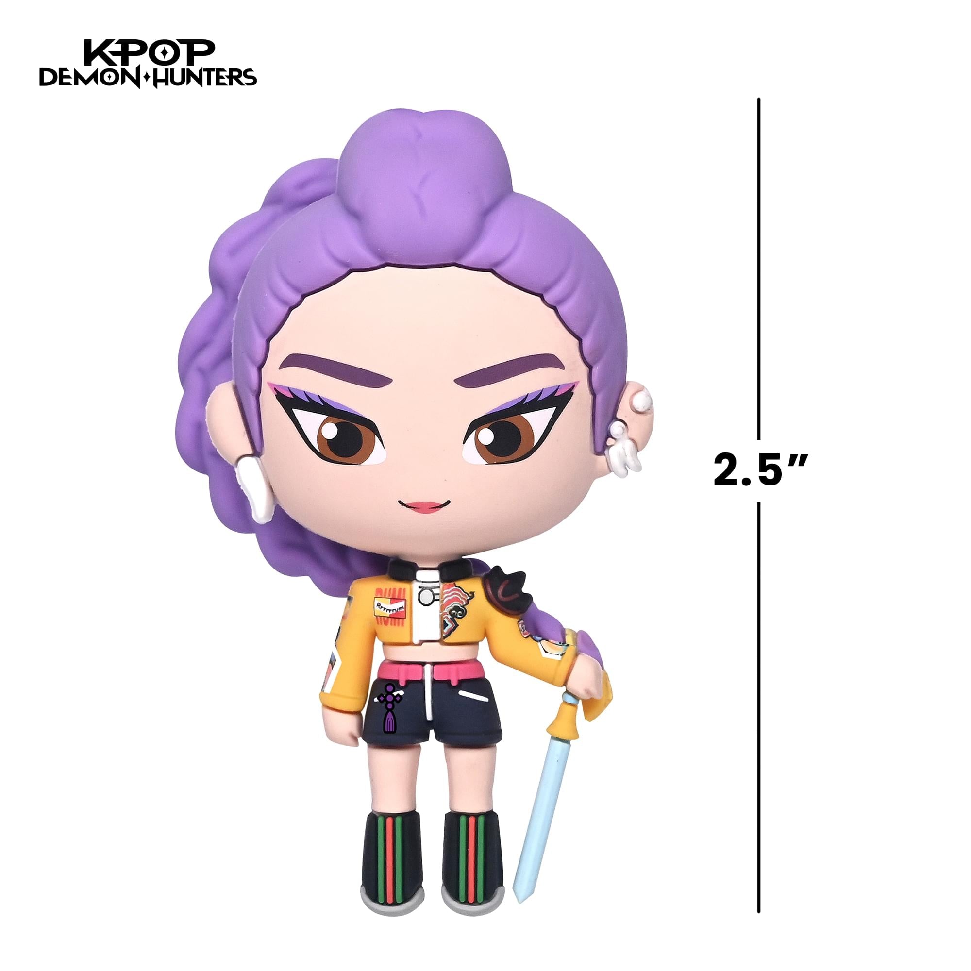 K-Pop Demon Hunters Rumi 3D Foam Magnts | Set Of 3