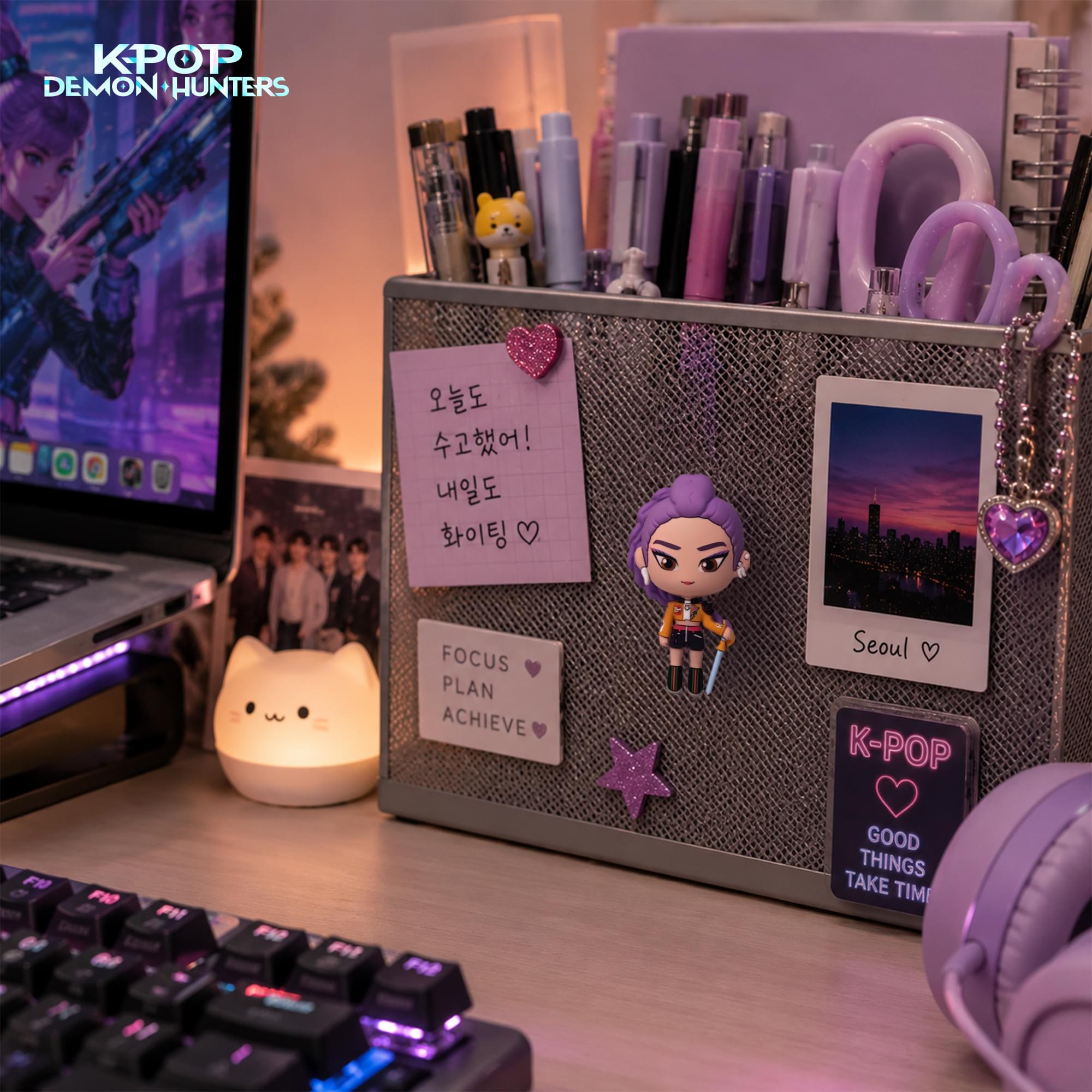 K-Pop Demon Hunters Rumi 3D Foam Magnts | Set Of 3