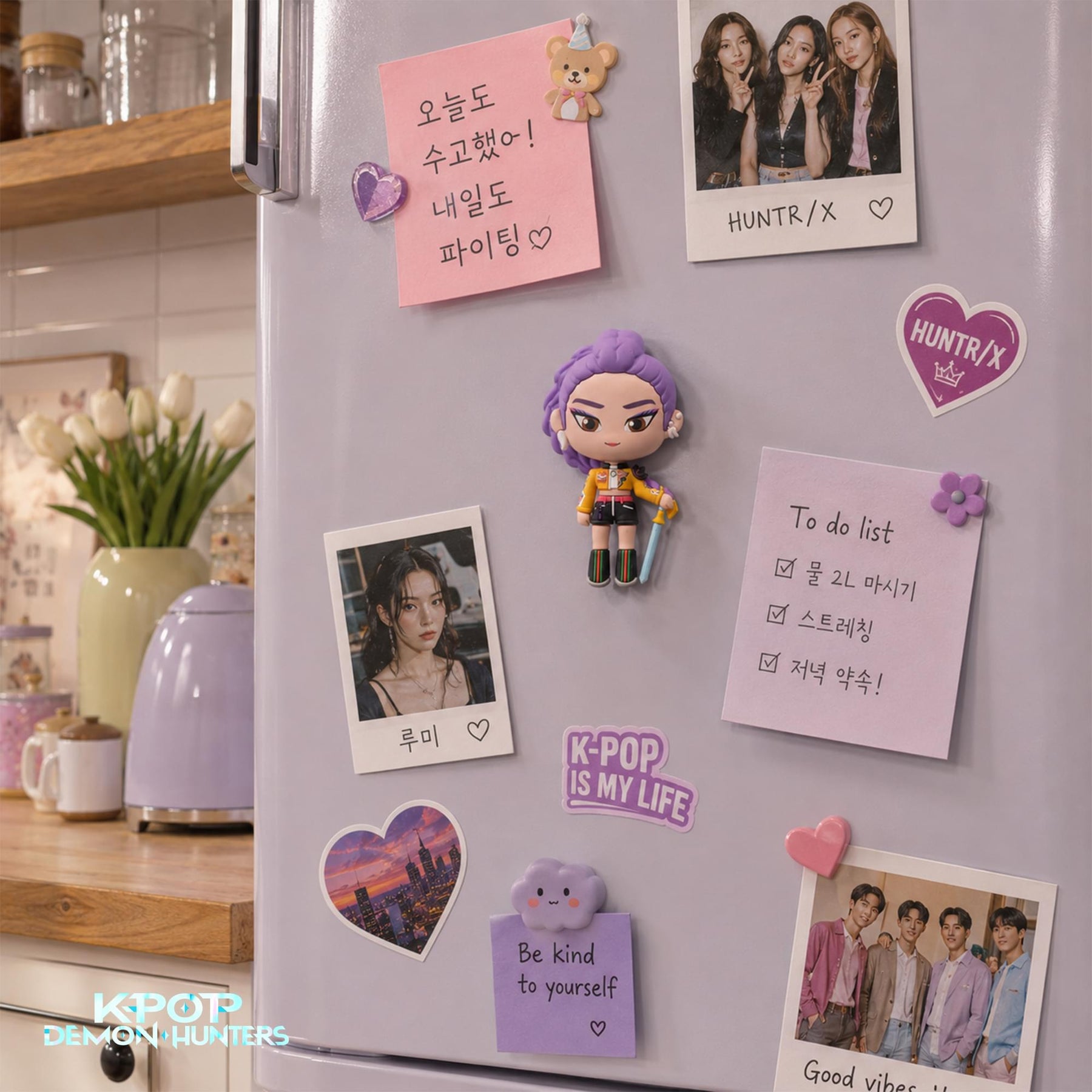 K-Pop Demon Hunters 2-Inch 3D Foam Magnet | Rumi