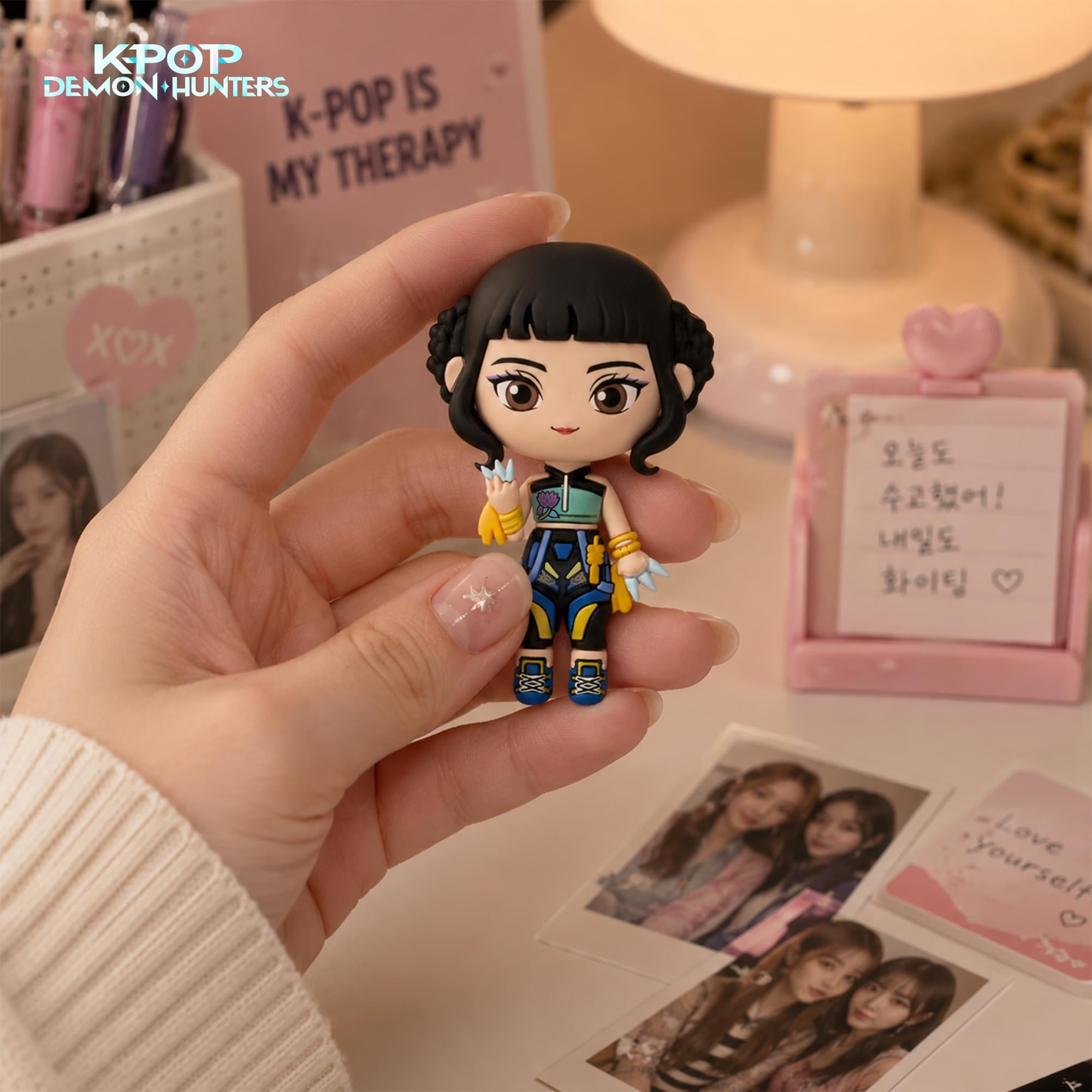 K-Pop Demon Hunters Zoey 3D Foam Magnets | Set Of 3