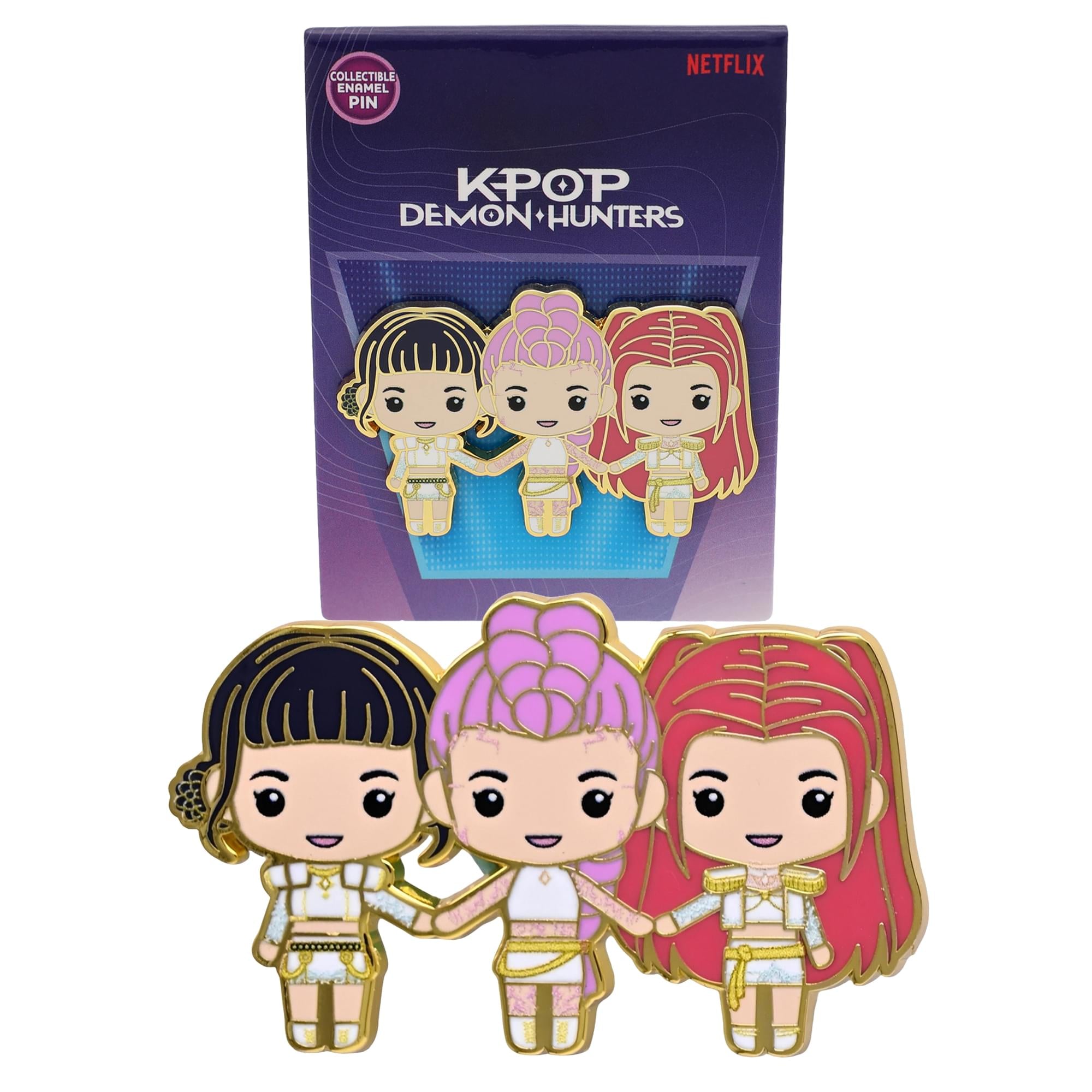 K-Pop Demon Hunters Huntr/X Girls Enamel Pin