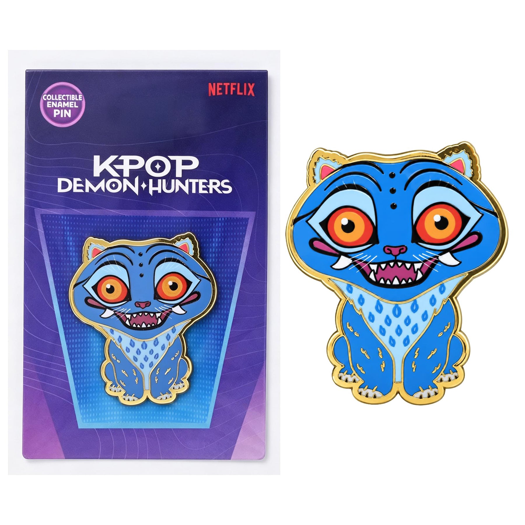 K-Pop Demon Hunters Derpy Tiger Enamel Pin