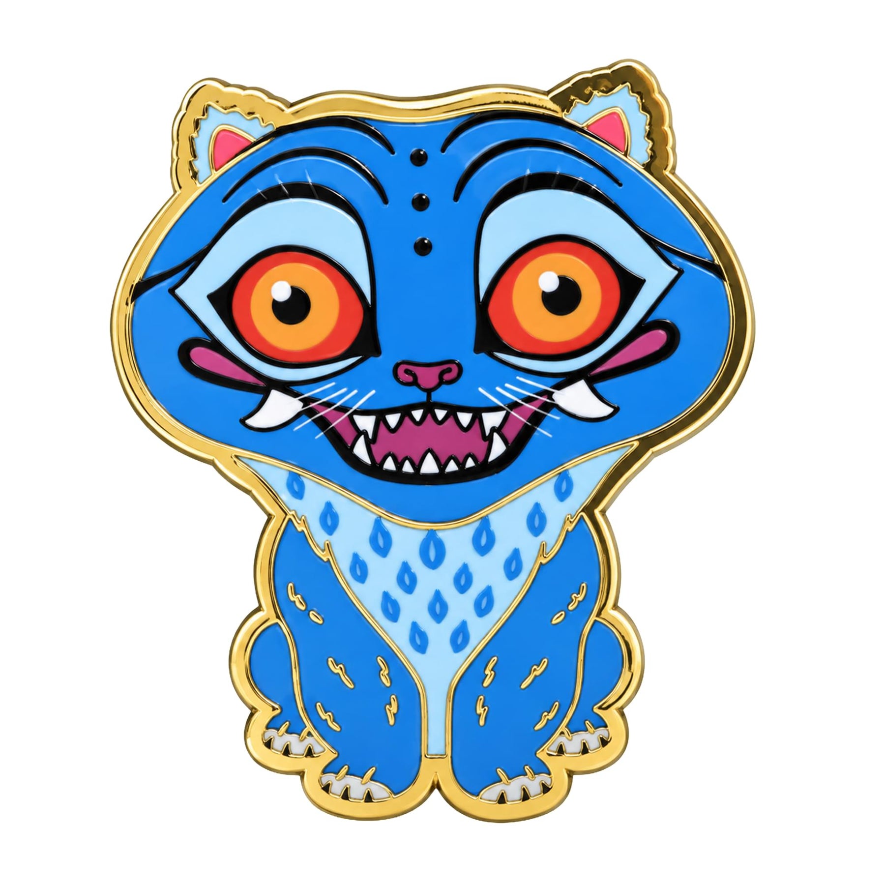 K-Pop Demon Hunters Derpy Tiger Enamel Pin