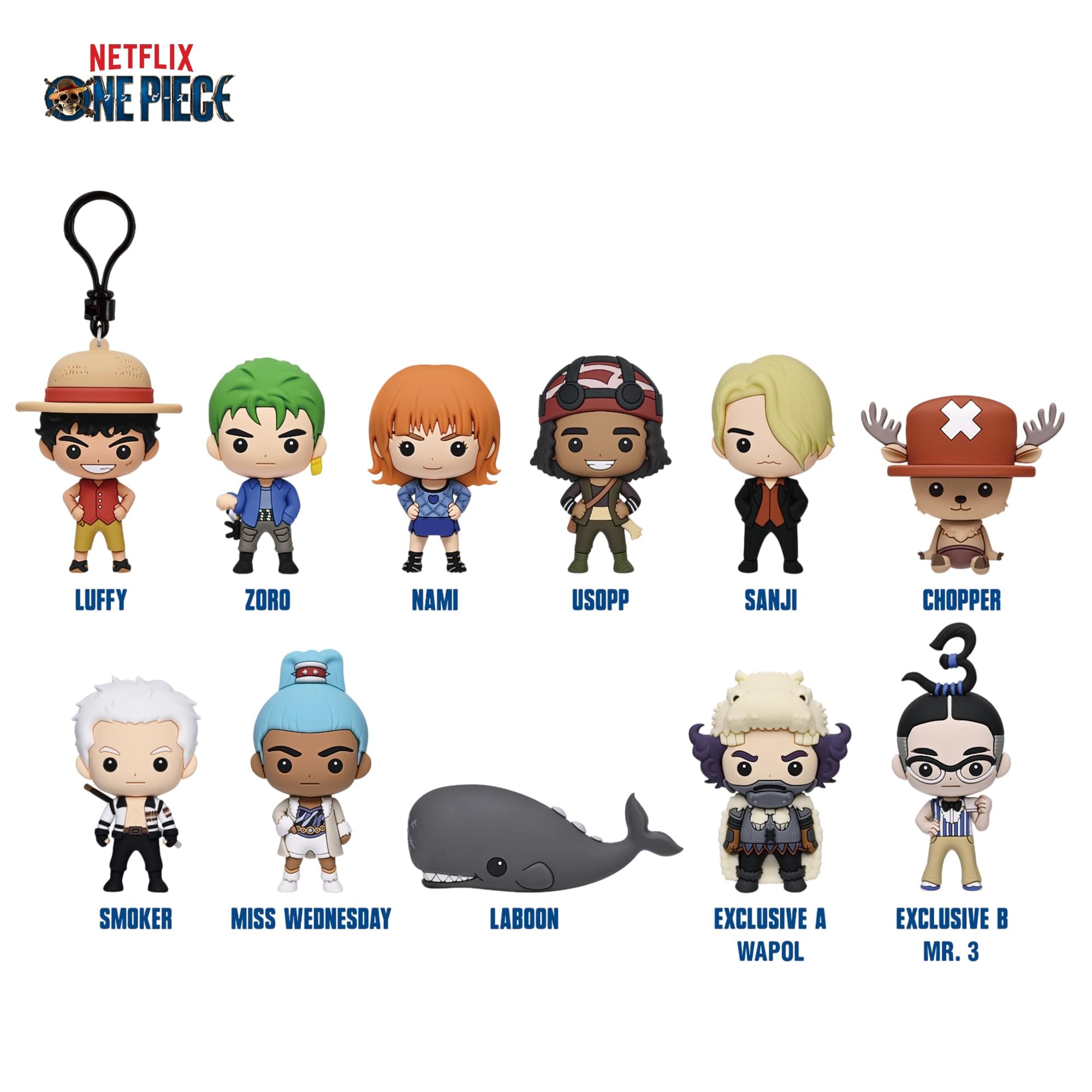 One Piece Series 2 Blind Bag 3D Foam Bag Clip | One Random