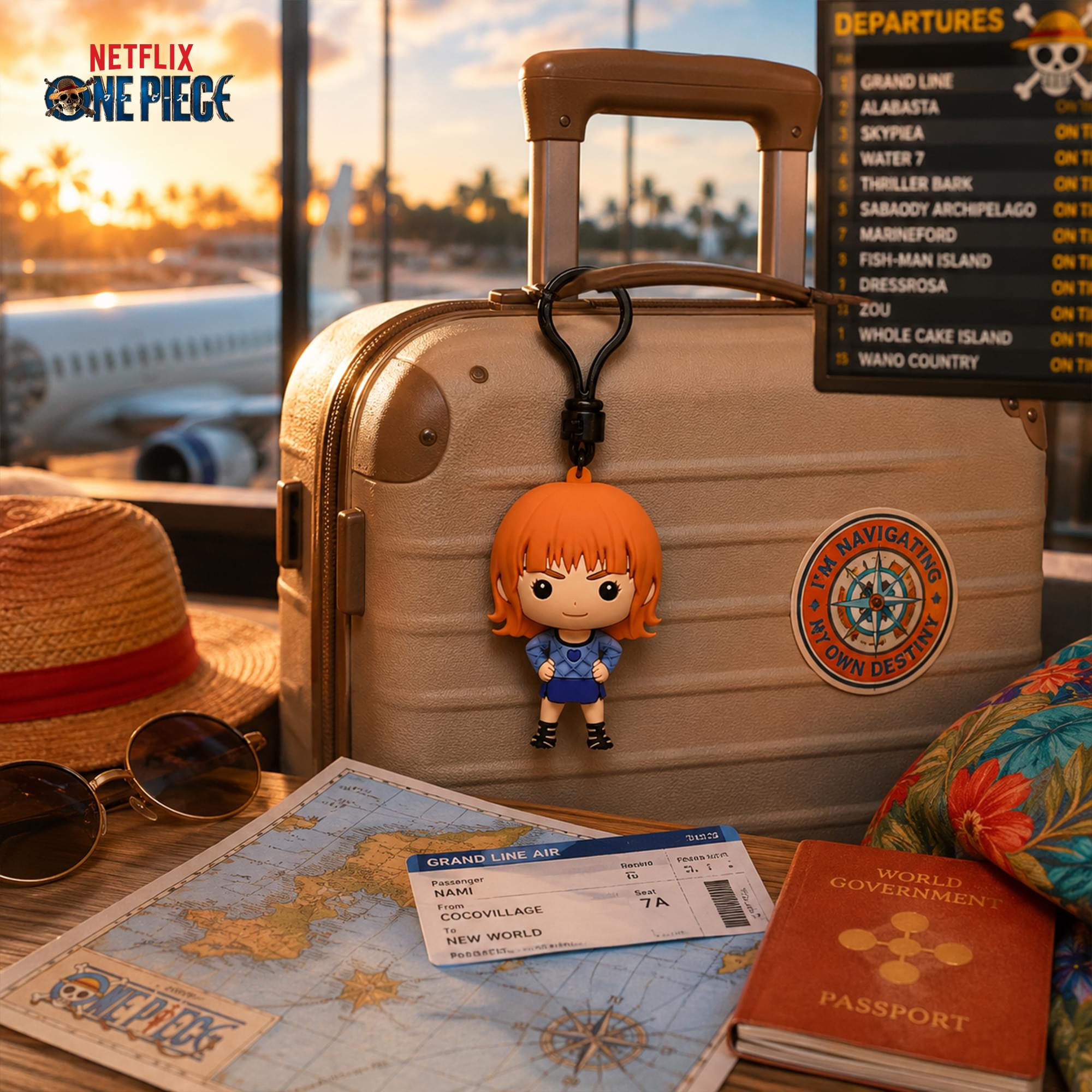 One Piece Series 2 Blind Bag 3D Foam Bag Clip | One Random