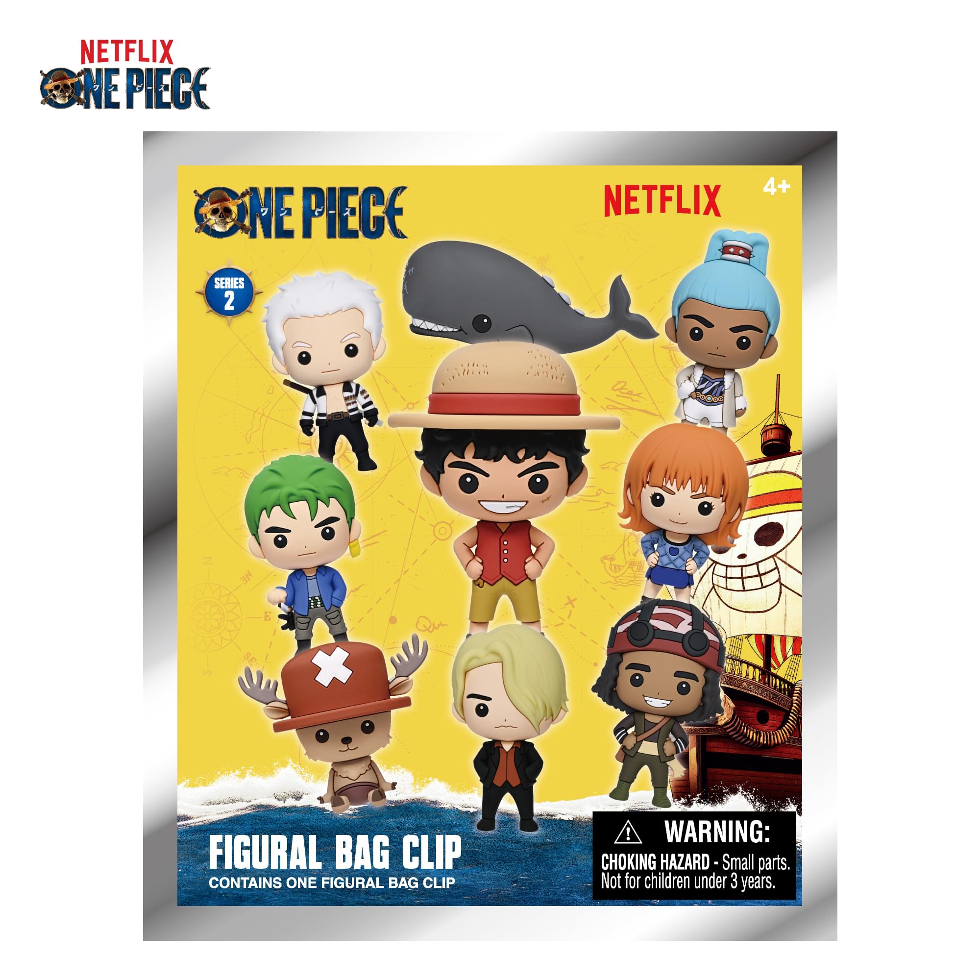 One Piece Series 2 Blind Bag 3D Foam Bag Clip | One Random