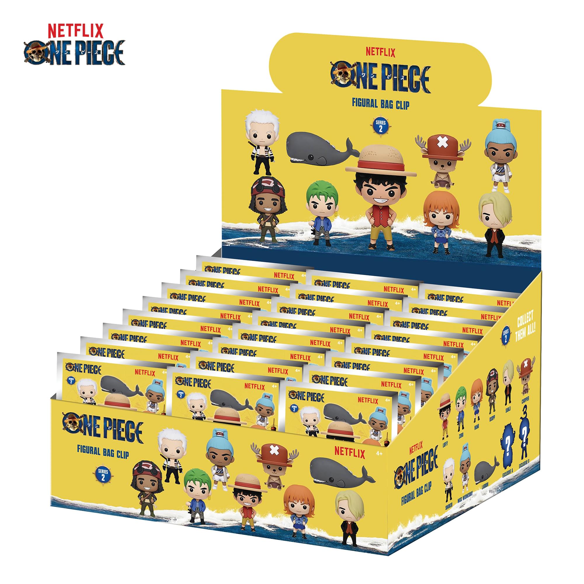 One Piece Series 2 Blind Bag 3D Foam Bag Clip | One Random