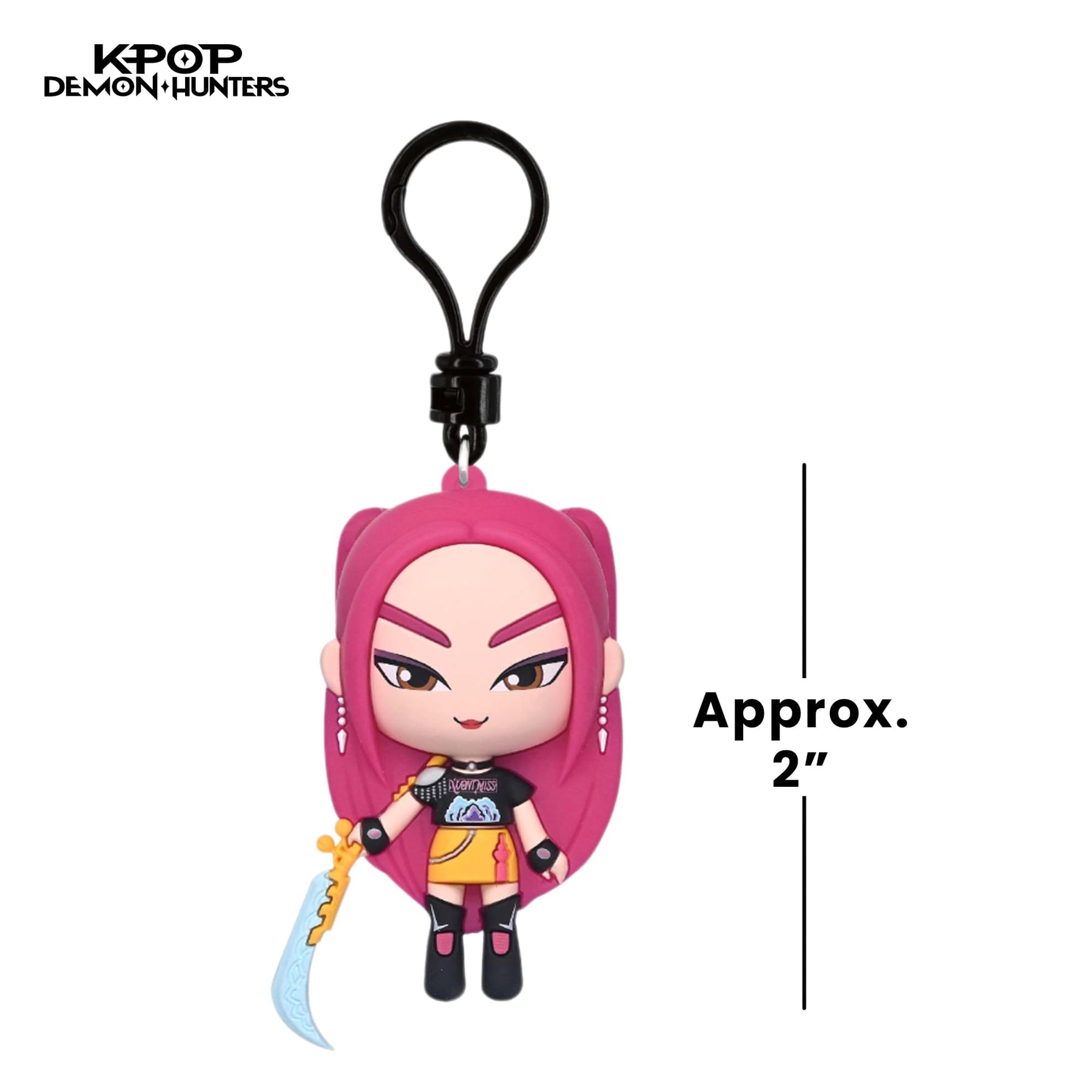 K-Pop Demon Hunters Series 1 Blind Bag 3D Foam Bag Clip | 3 Random