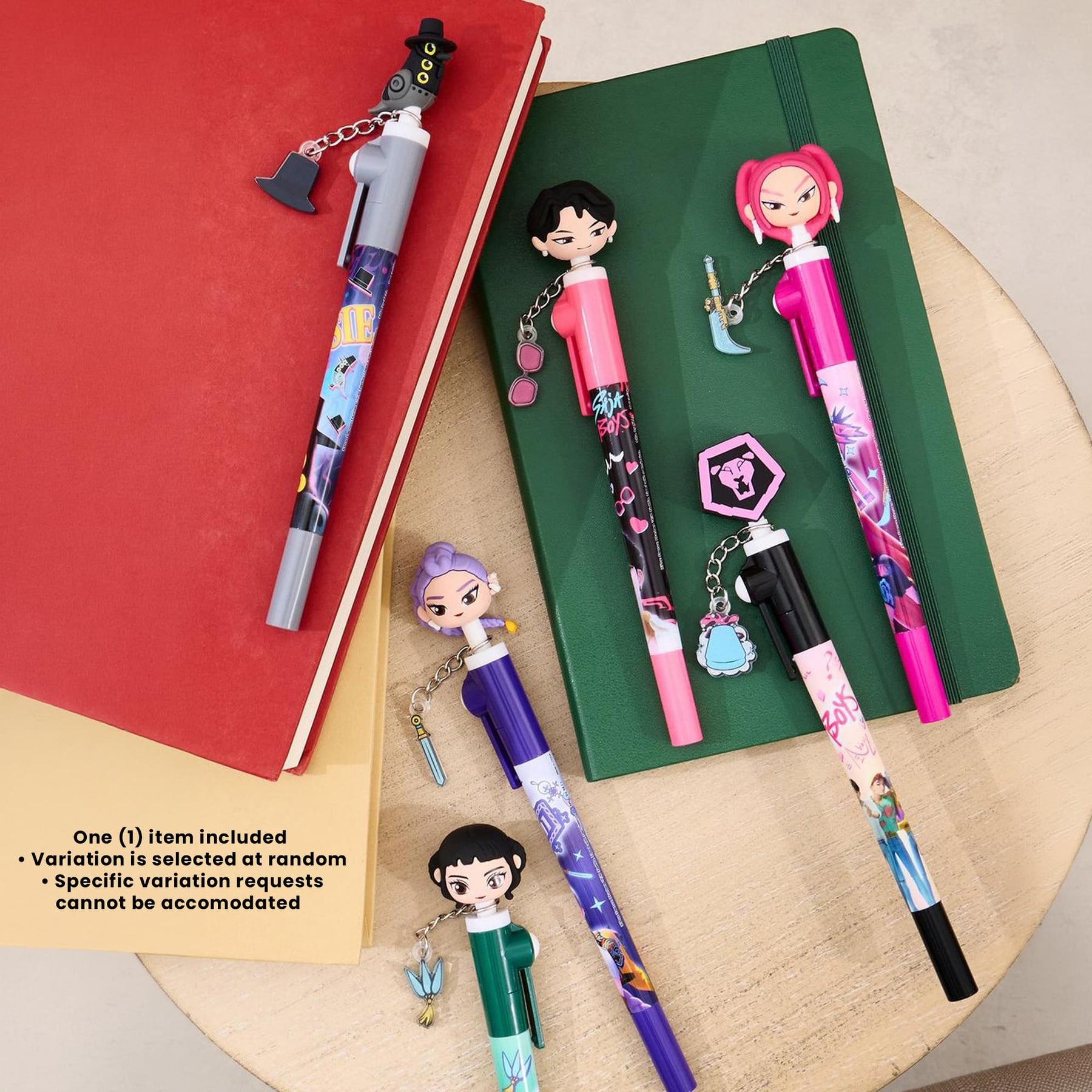 K-Pop Demon Hunters 3D Head Topper Spinning Pen | 1 Random
