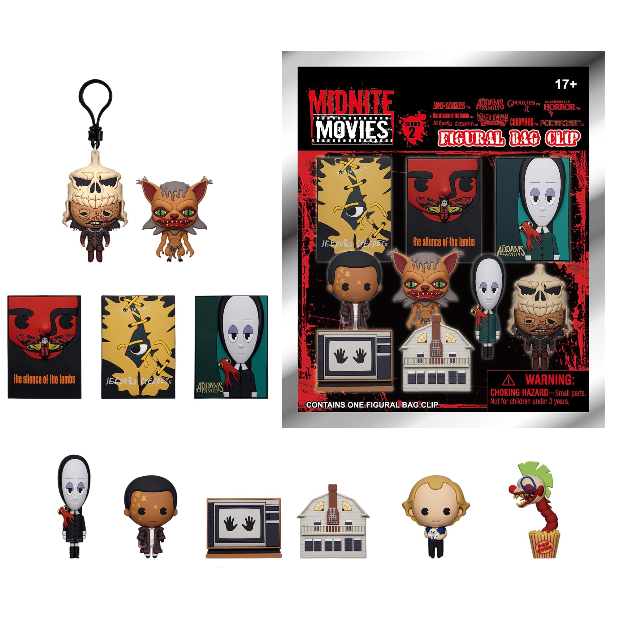 MGM Horror Series 2 Blind Bag 3D Foam Bag Clip | One Random