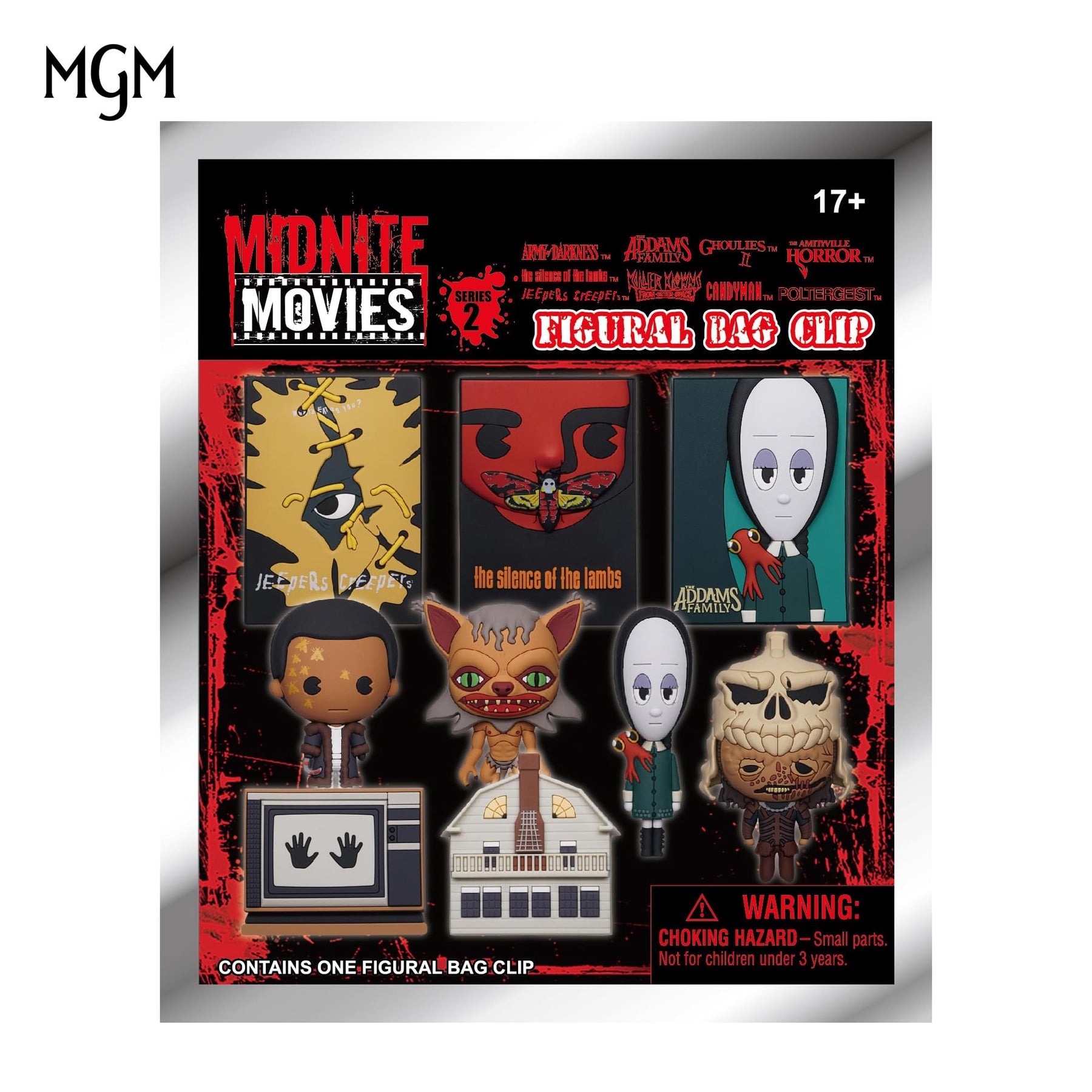 MGM Horror Series 2 Blind Bag 3D Foam Bag Clip | One Random