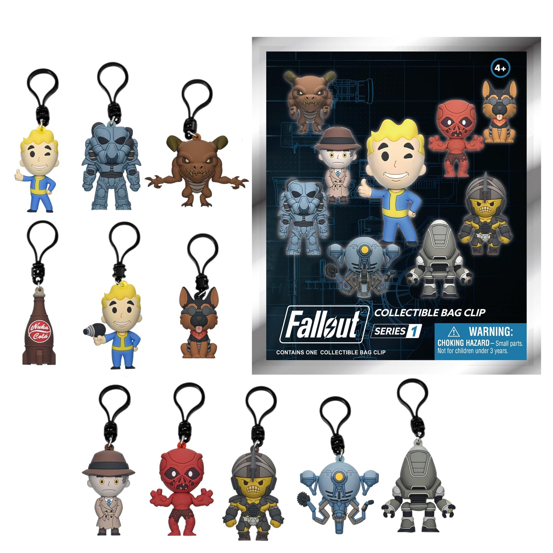 Fallout Series 1 Blind Bag 3D Foam Bag Clip | One Random