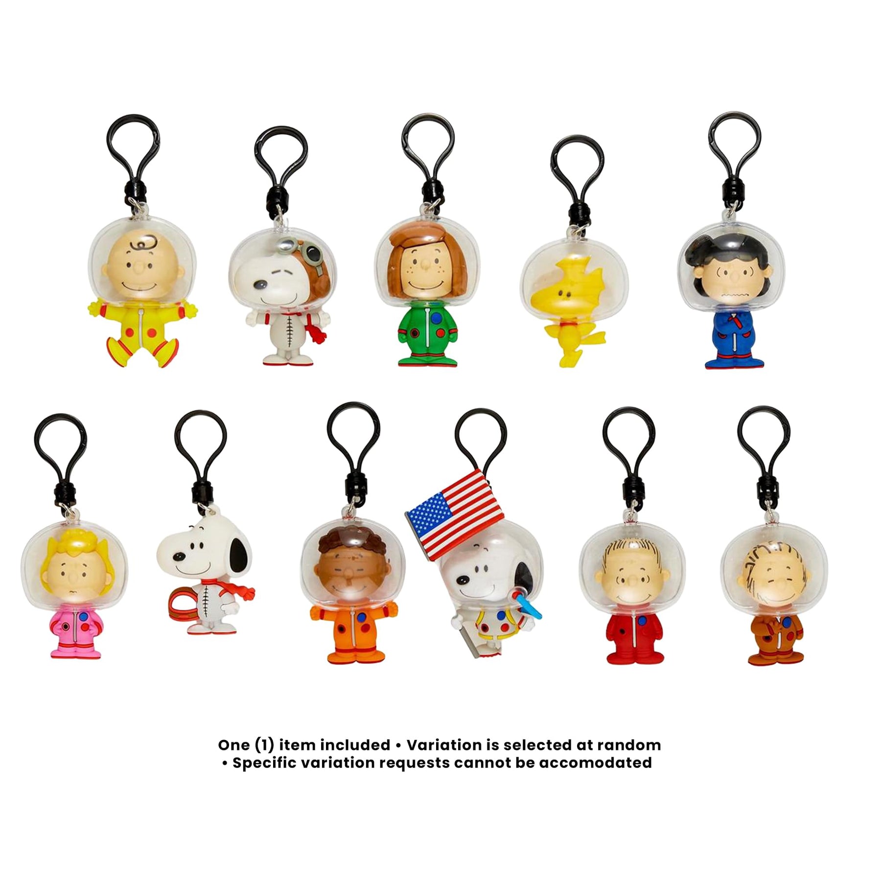 Peanuts Space Series 5 Blind Bag 3D Foam Bag Clip | 1 Random