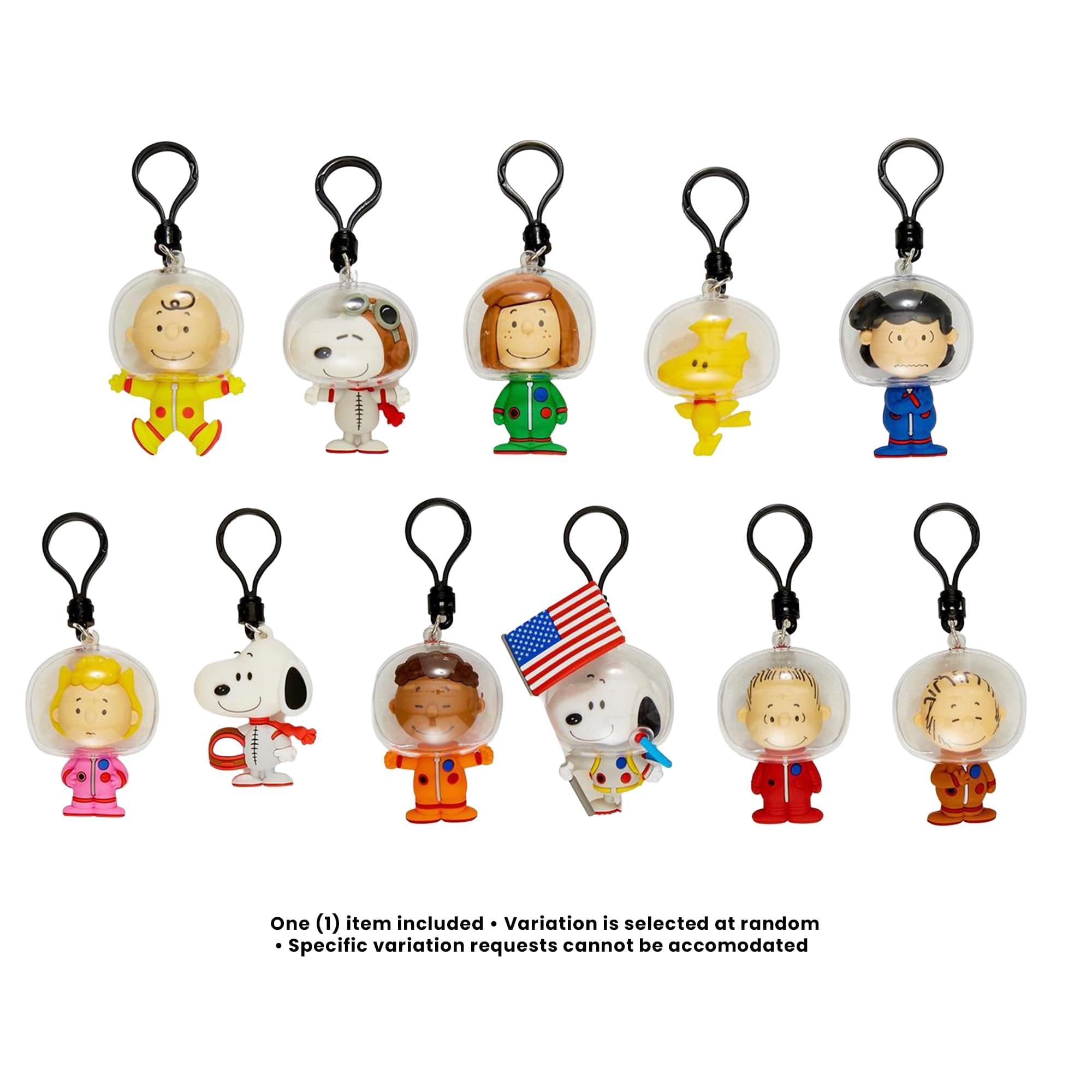 Peanuts Space Series 5 Blind Bag 3D Foam Bag Clip | 1 Random